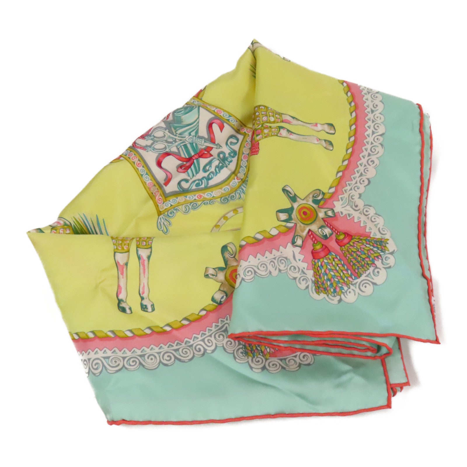 HERMES 絲質Scarf 120X120絲巾