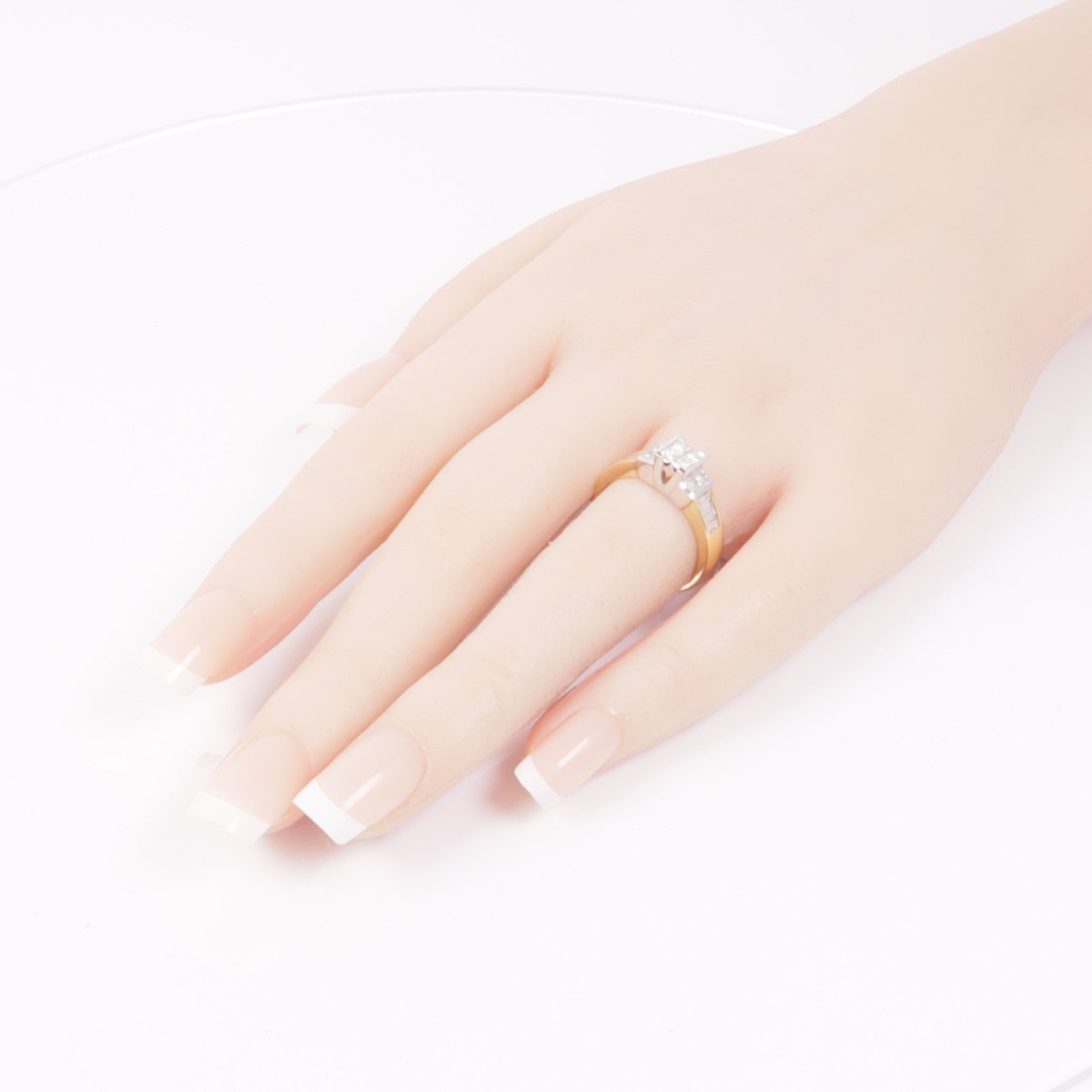 JEWELRY 【激減優惠】14K黃金Diamond Ring鑽石戒指US#7