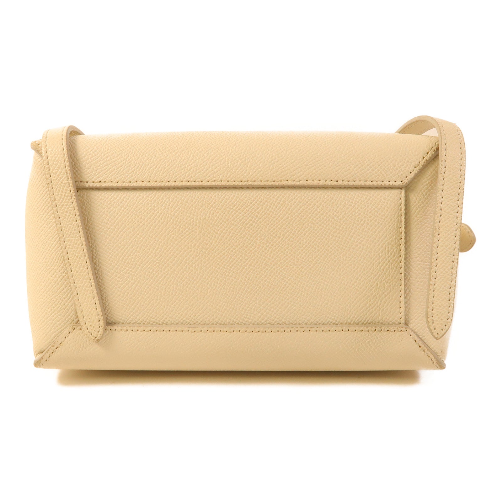 CELINE 牛皮皮革2 Way Shoulder Bag銀扣手挽肩背兩用袋