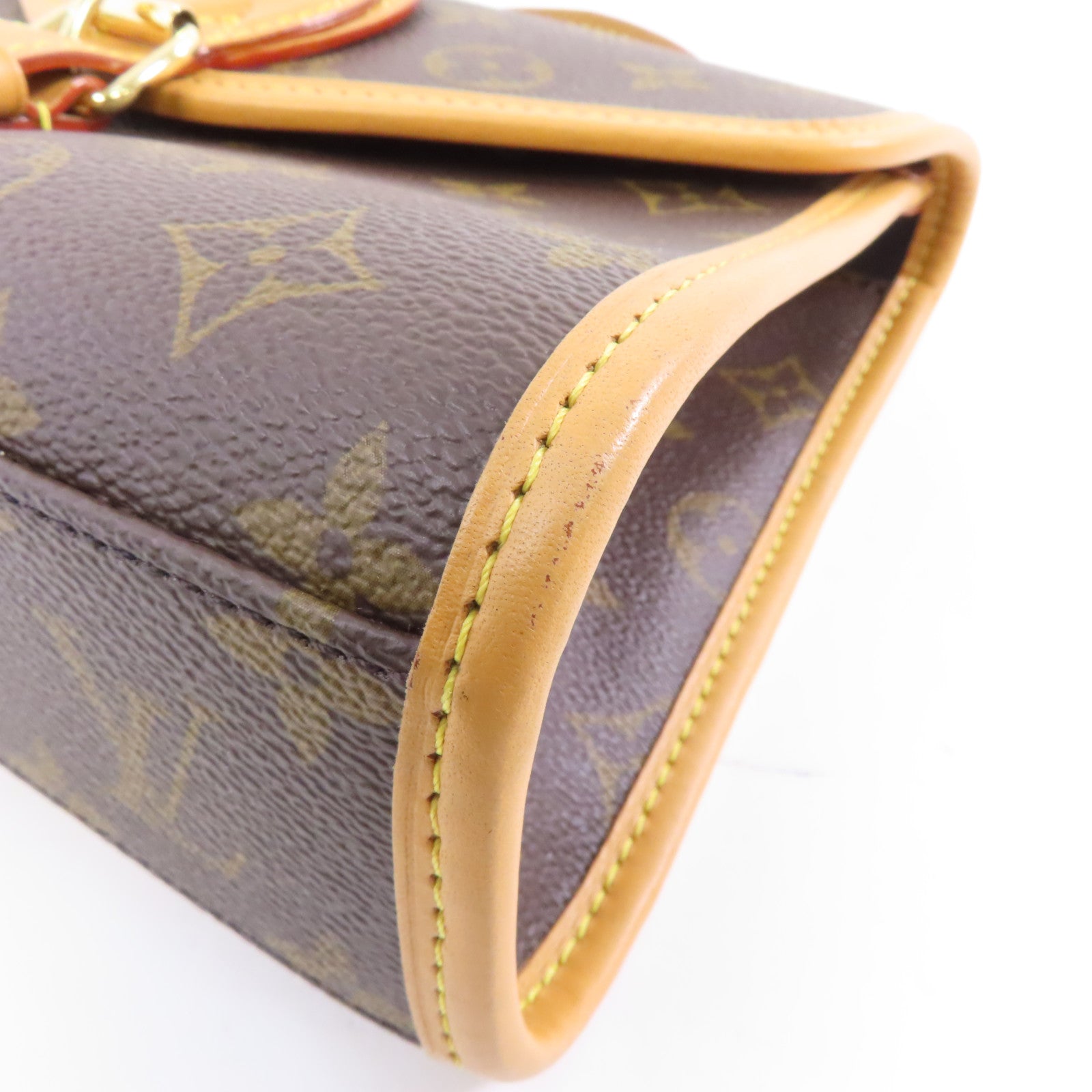 LOUIS VUITTON Monogram Ivy金扣手挽肩背兩用袋啡色