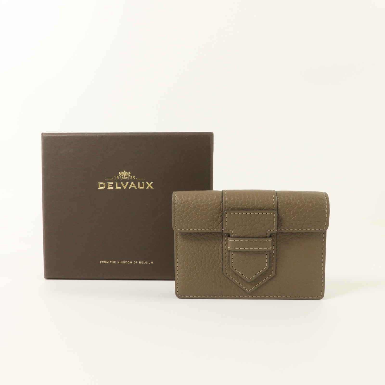 Delvaux 牛皮皮革Presse Card Holder卡片套
