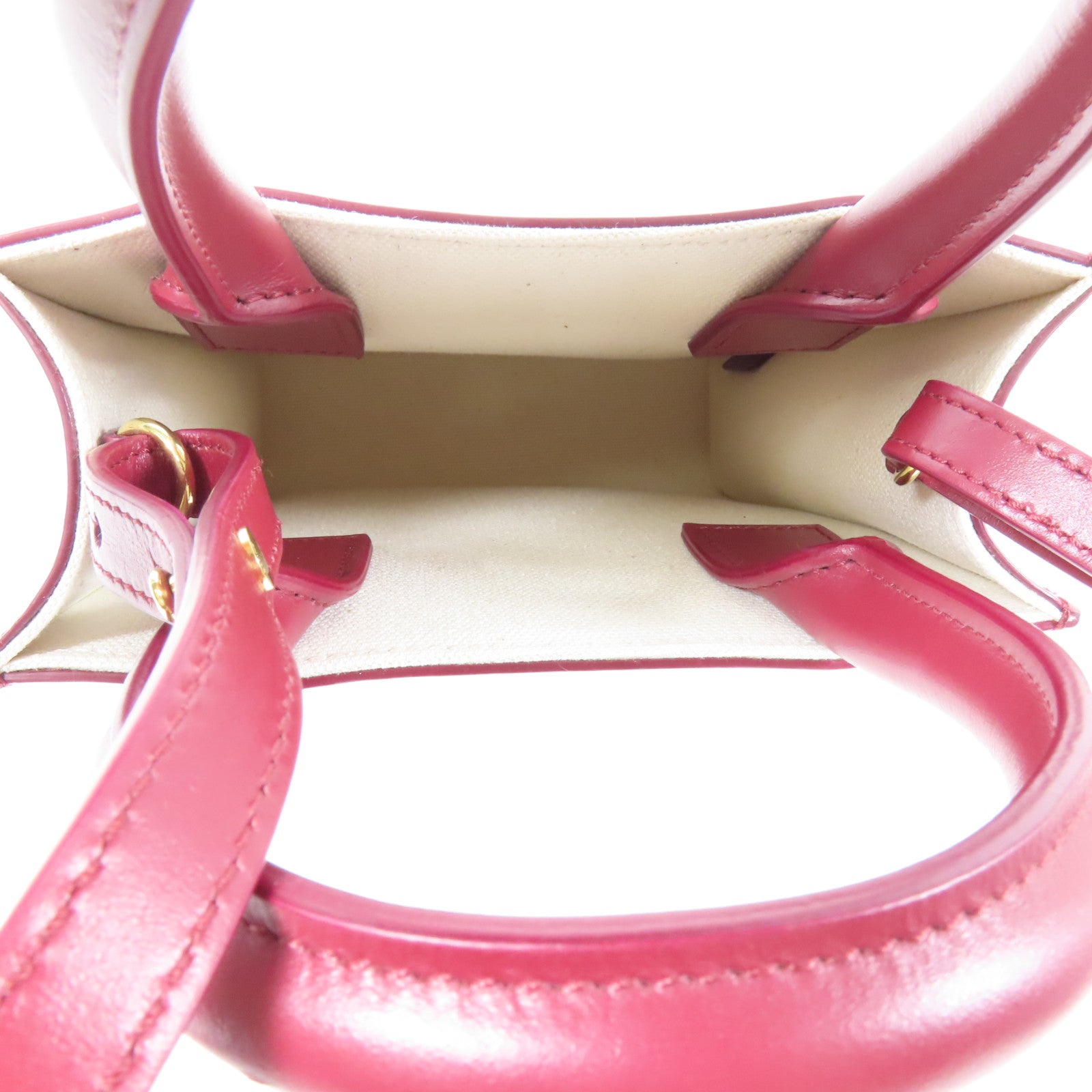 CELINE 帆布Mini Vertical Cabas金扣手挽肩背兩用袋