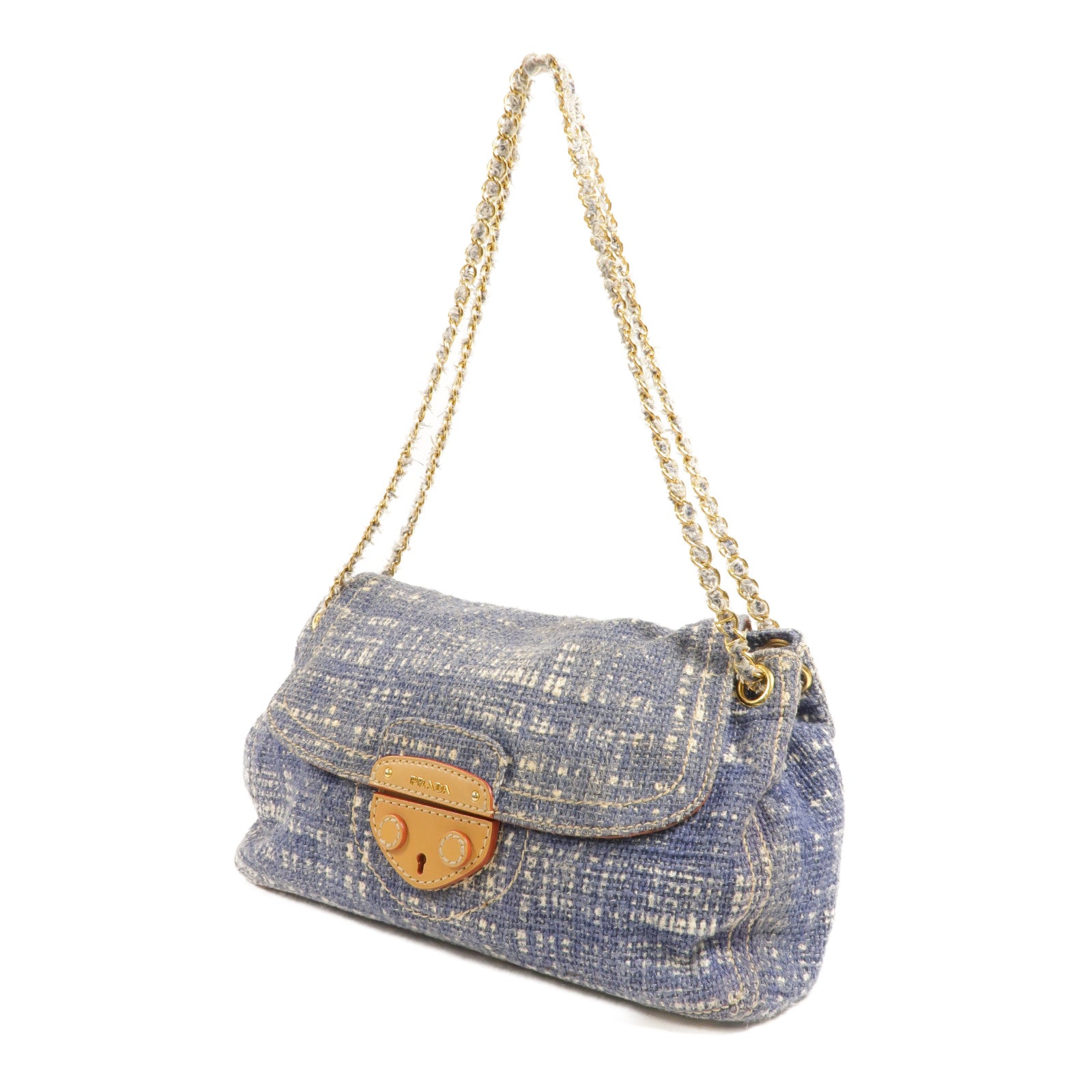 PRADA Tweed Shoulder Bag肩背袋