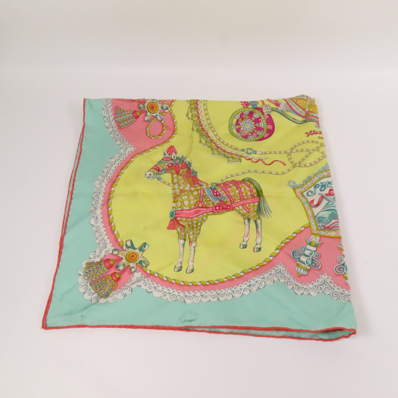 HERMES 絲質Scarf 120X120絲巾