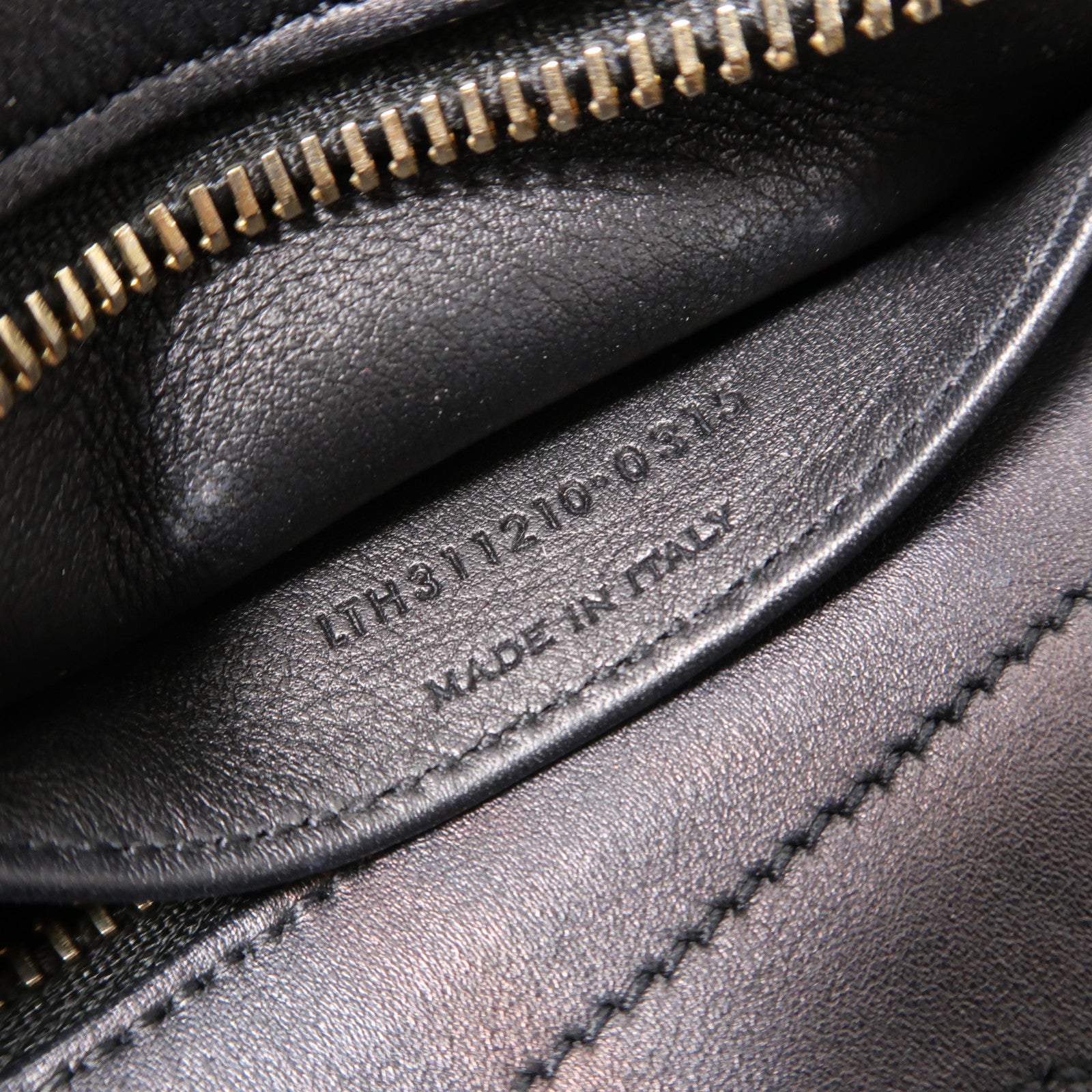 YVES SAINT LAURENT 牛皮皮革Cabas Y 2 way Shoulder bag金扣手挽肩背兩用袋黑色