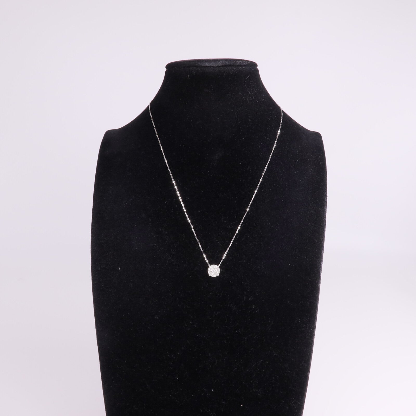JEWELRY 18K白金Diamond Necklace鑽石項鍊
