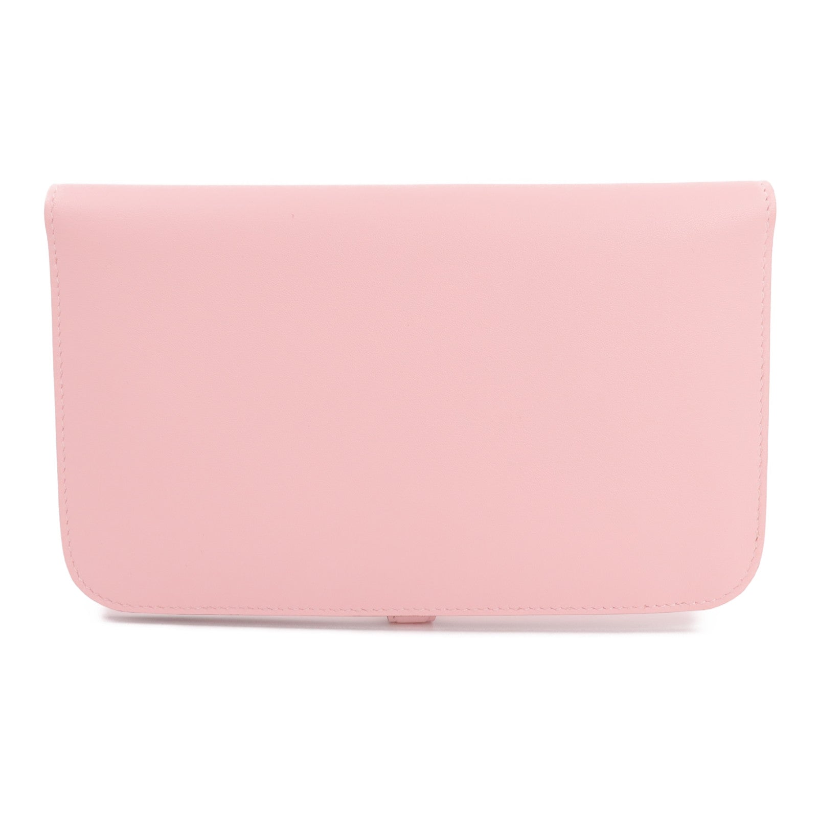 HERMES Swift皮革Dogon GM長錢包Rose Sakura