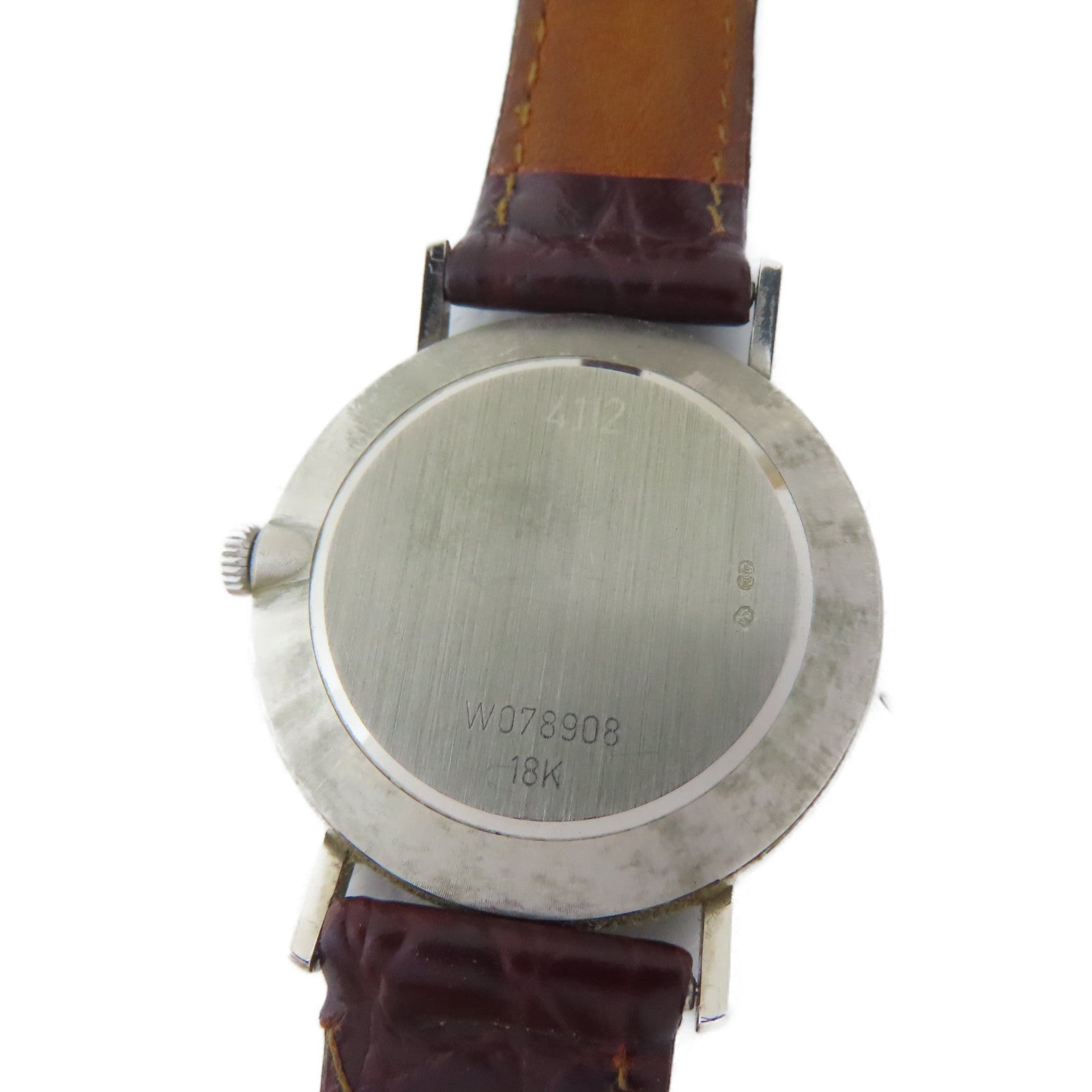 ROLEX Cellini18K白金/不鏽鋼/皮革手錶手動機芯藍色