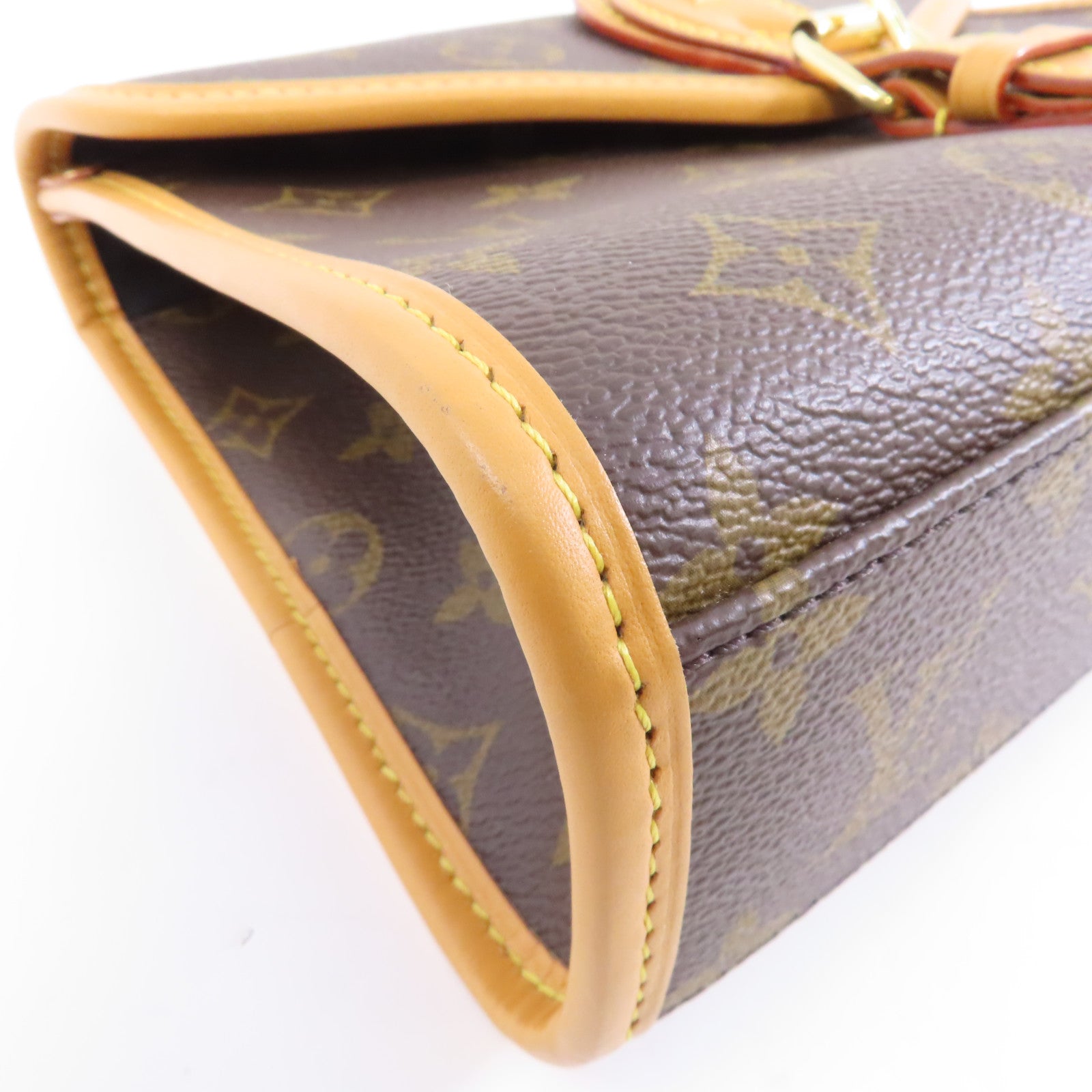LOUIS VUITTON Monogram Ivy金扣手挽肩背兩用袋啡色