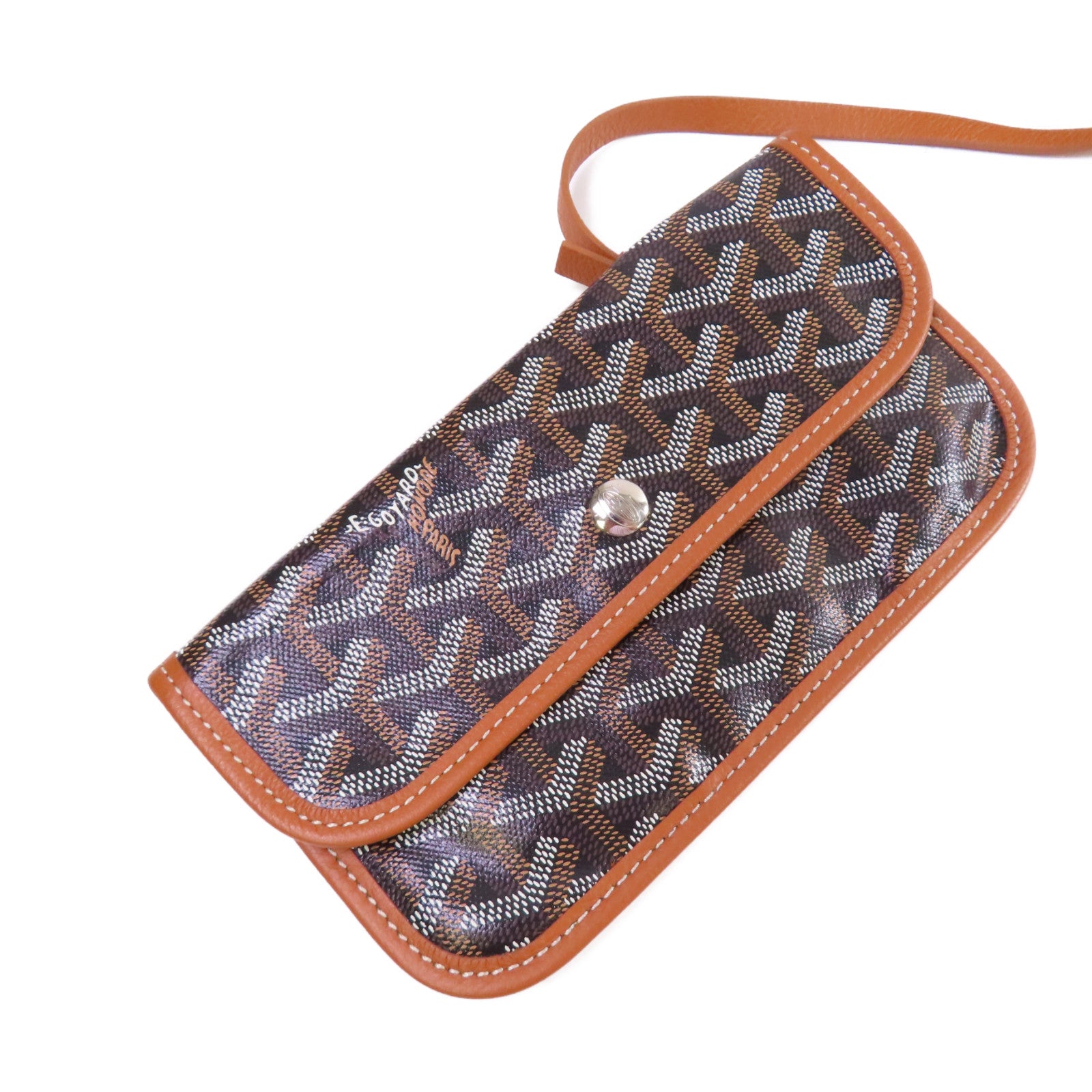 GOYARD 塗層帆布Sac Saint Louis Tote MM Bag肩背袋啡色