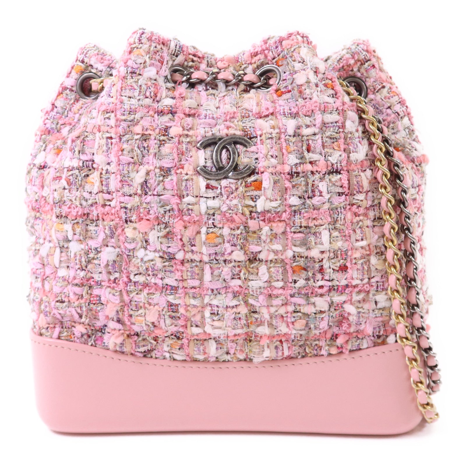 CHANEL 斜紋軟呢Gabrielle Backpack背包