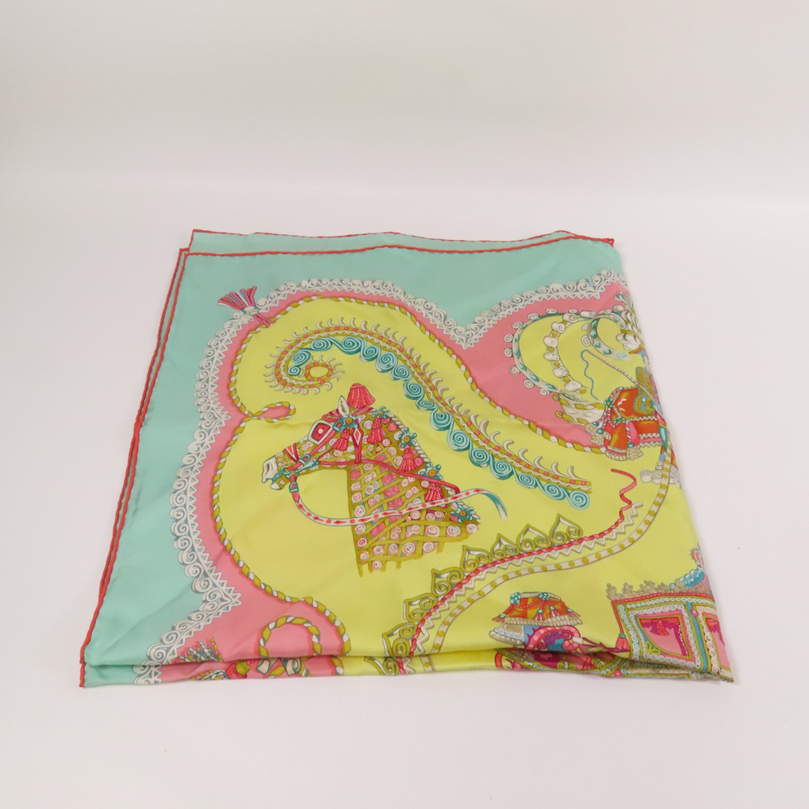 HERMES 絲質Scarf 120X120絲巾