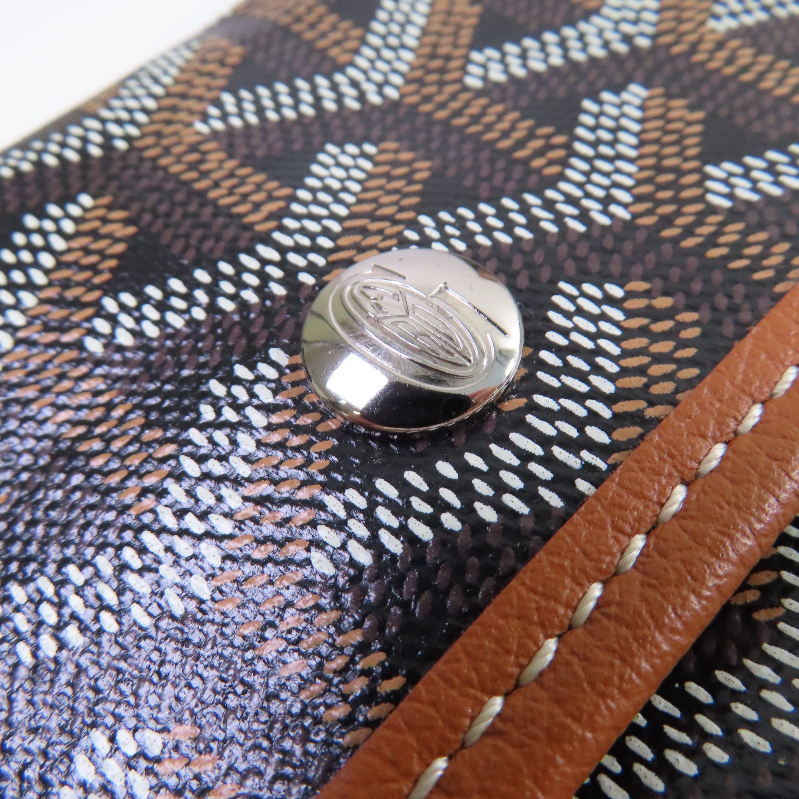 GOYARD 塗層帆布Sac Saint Louis Tote MM Bag肩背袋啡色