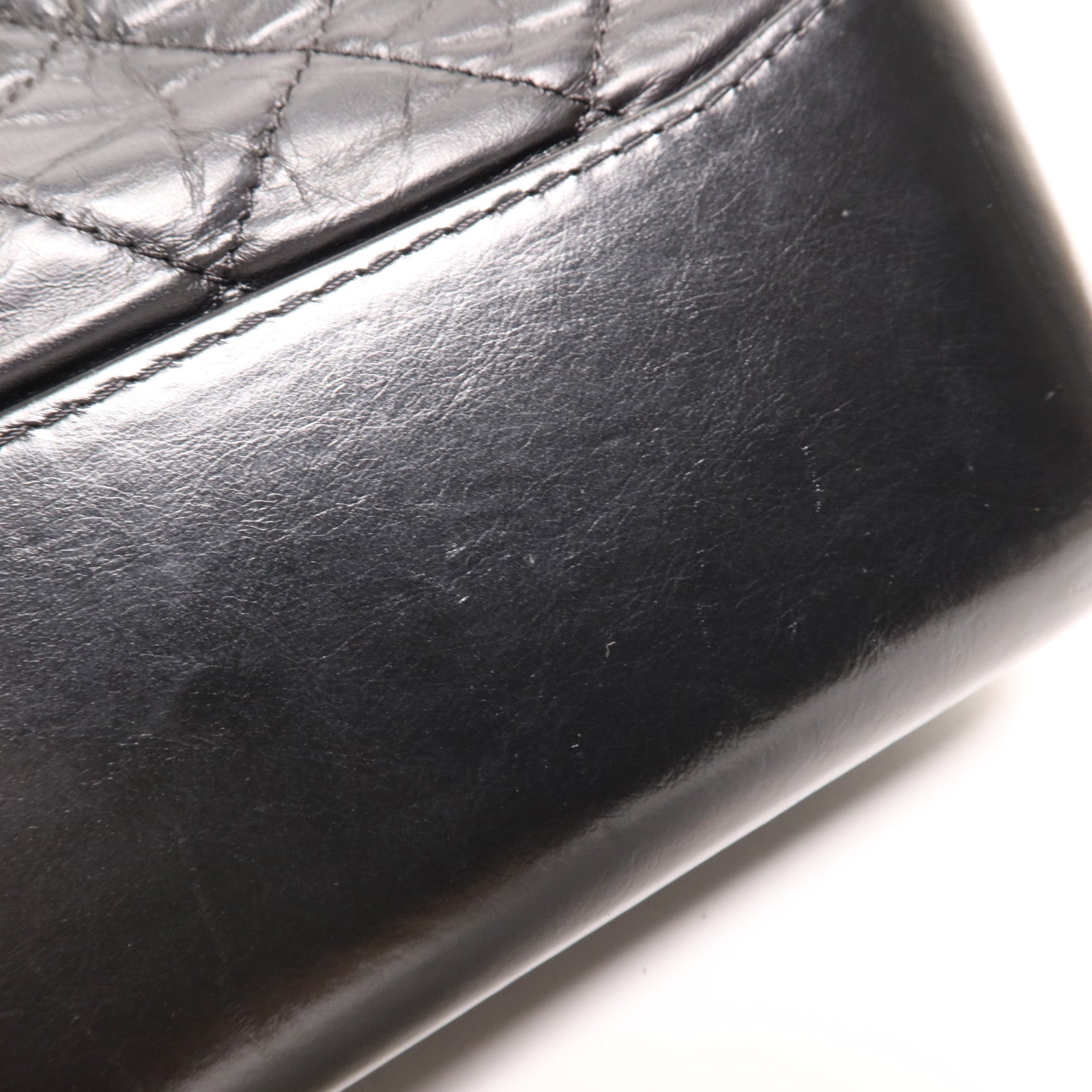 CHANEL 牛皮皮革Gabrielle Medium鏈帶肩背袋