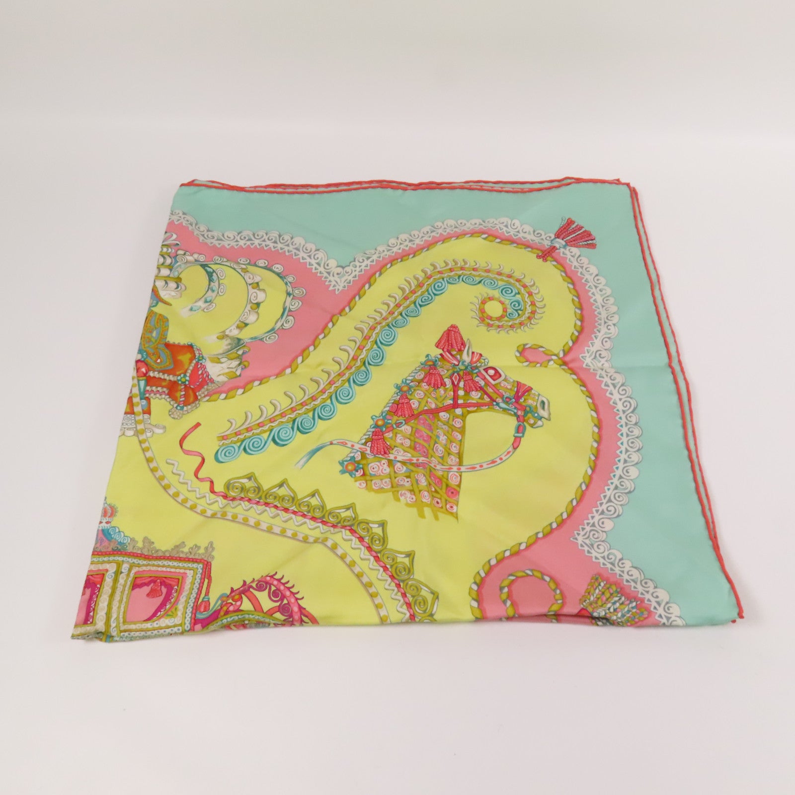 HERMES 絲質Scarf 120X120絲巾