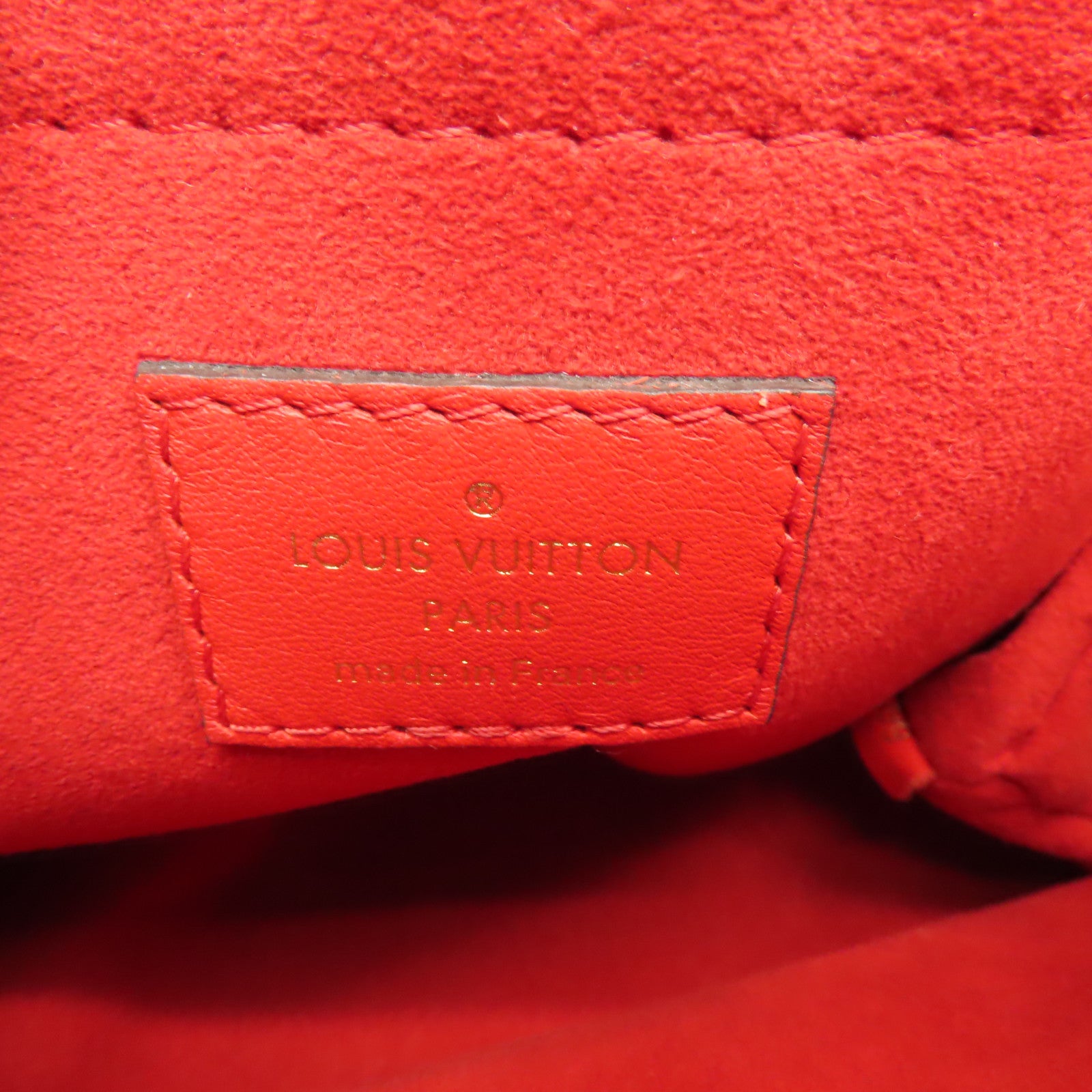 LOUIS VUITTON 【激減優惠】Monogram Locky BB金扣手挽袋紅色/啡色