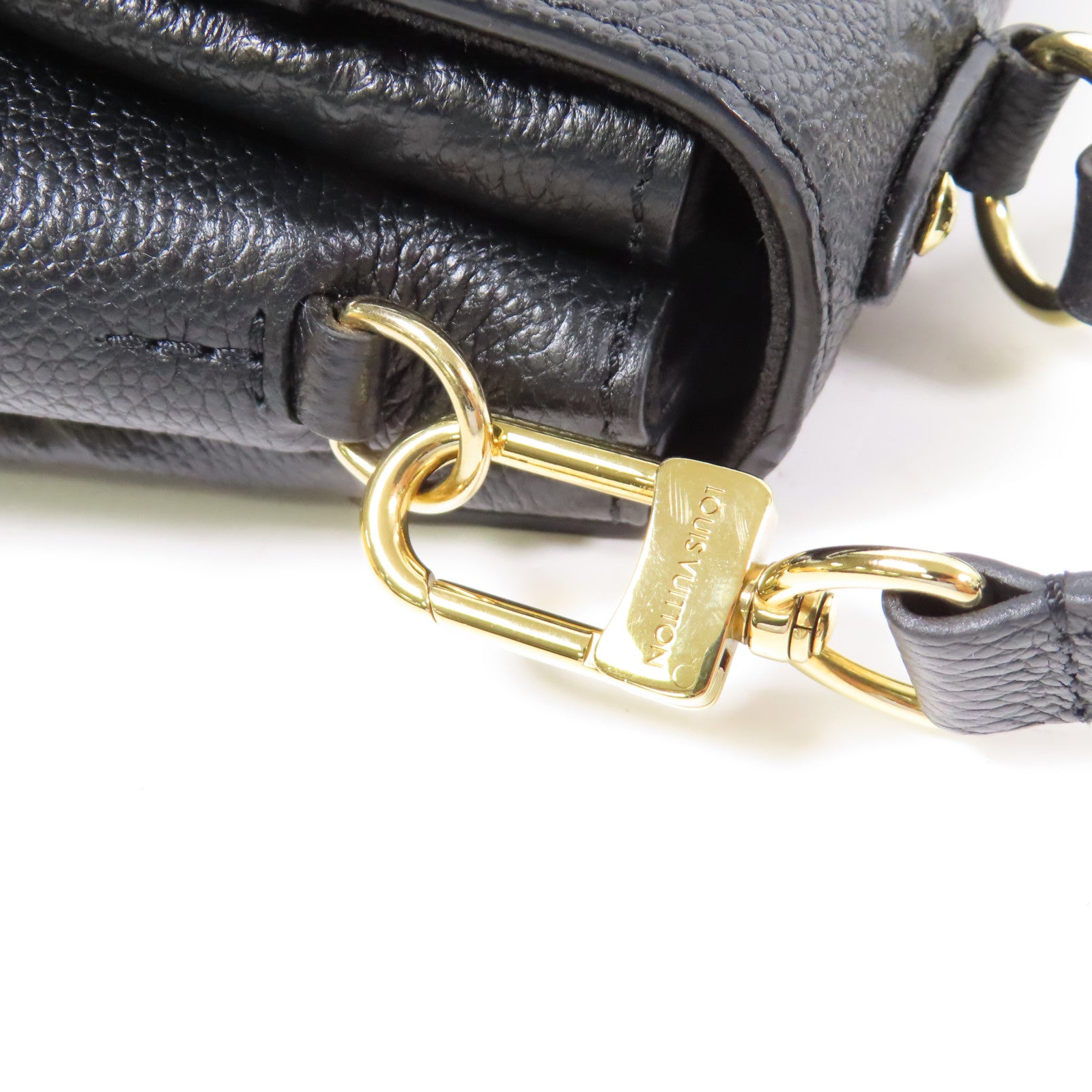 LOUIS VUITTON Monogram Empreinte Georges BB金扣手挽肩背兩用袋