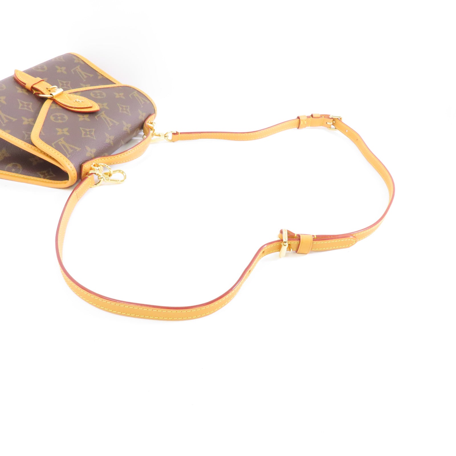 LOUIS VUITTON Monogram Ivy金扣手挽肩背兩用袋啡色