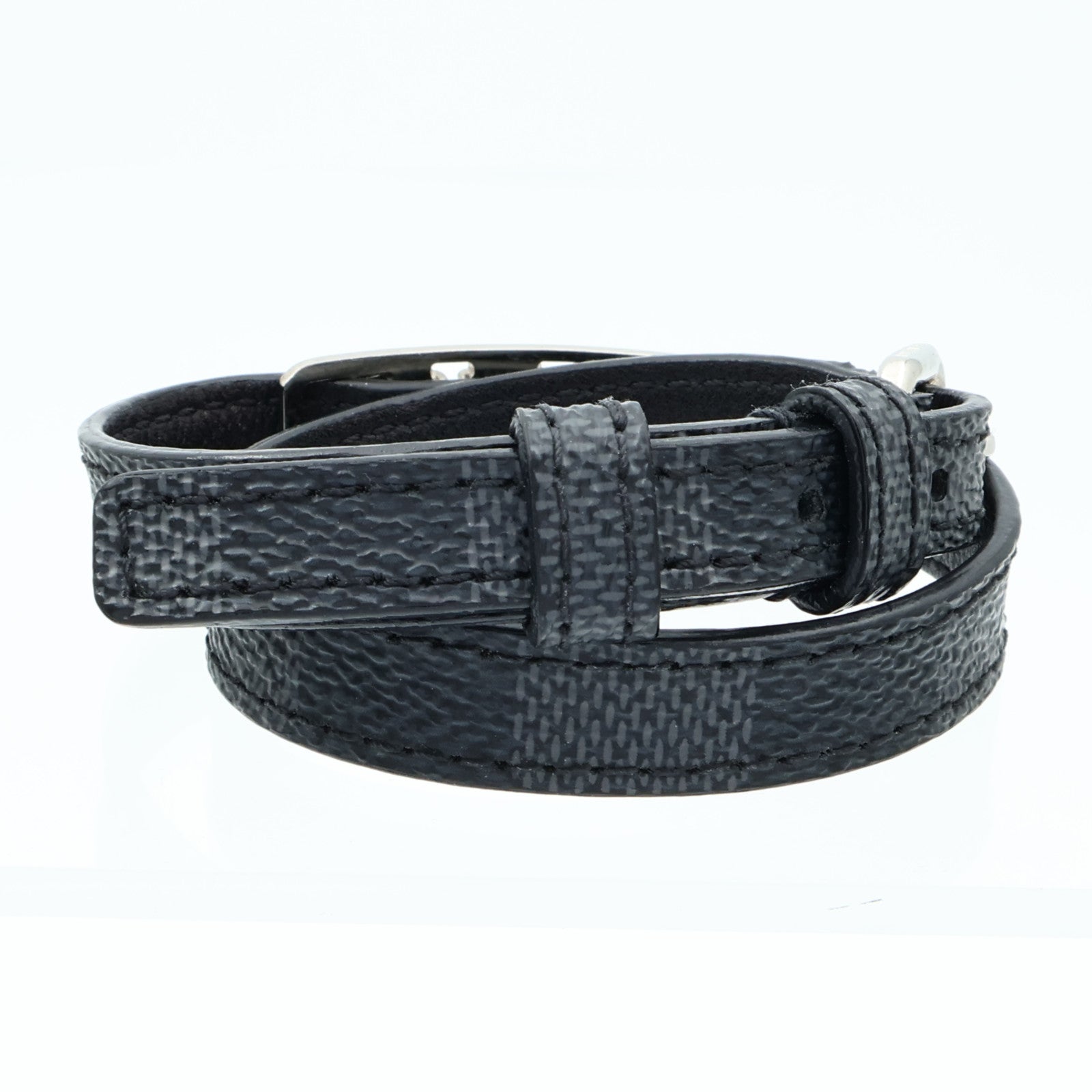 LOUIS VUITTON 【激減優惠】Damier Graphite Sign It Bracelet銀扣手鏈
