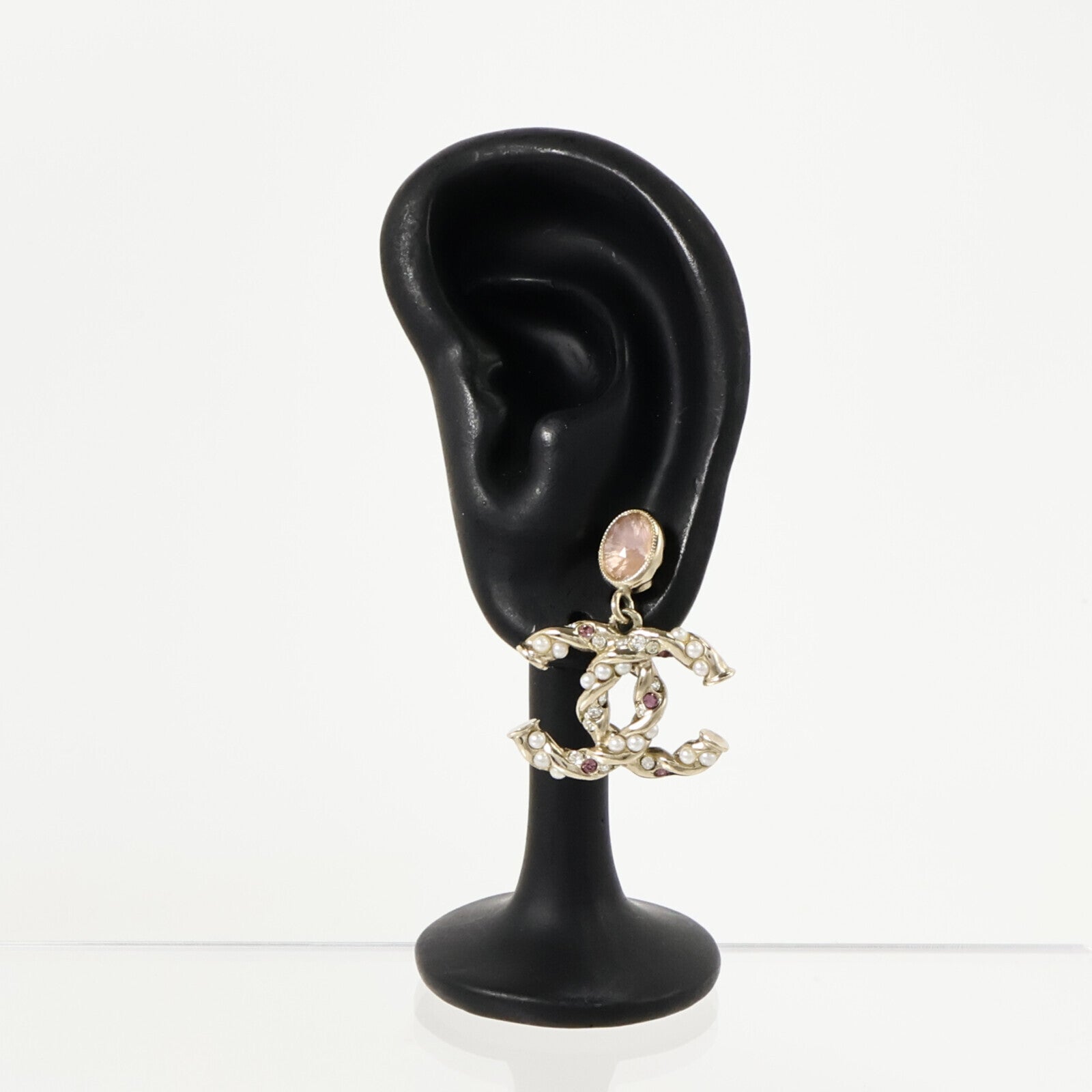 CHANEL 金屬/PVC Earrings耳環