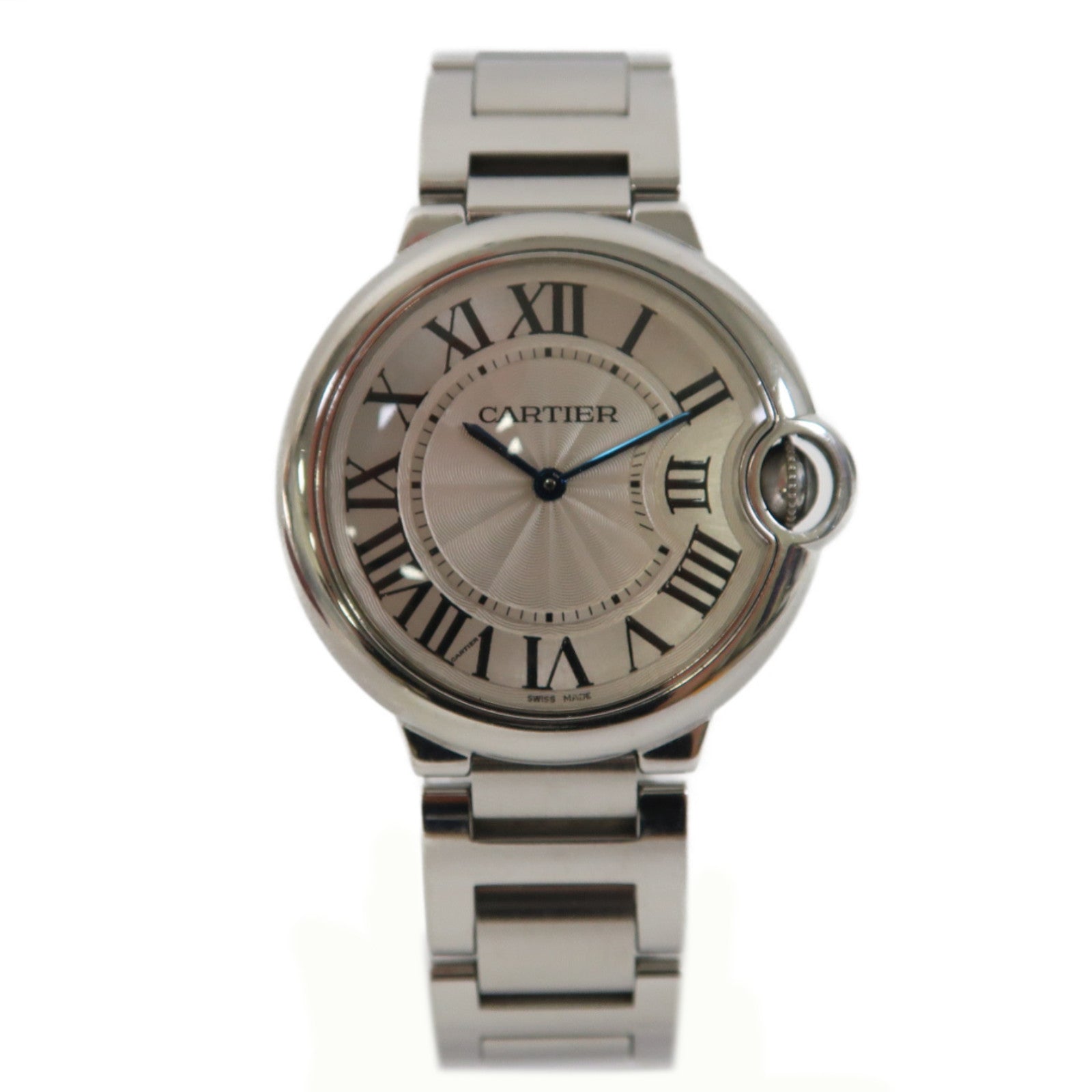 CARTIER Ballon Bleu 36mm不鏽鋼石英機芯白色