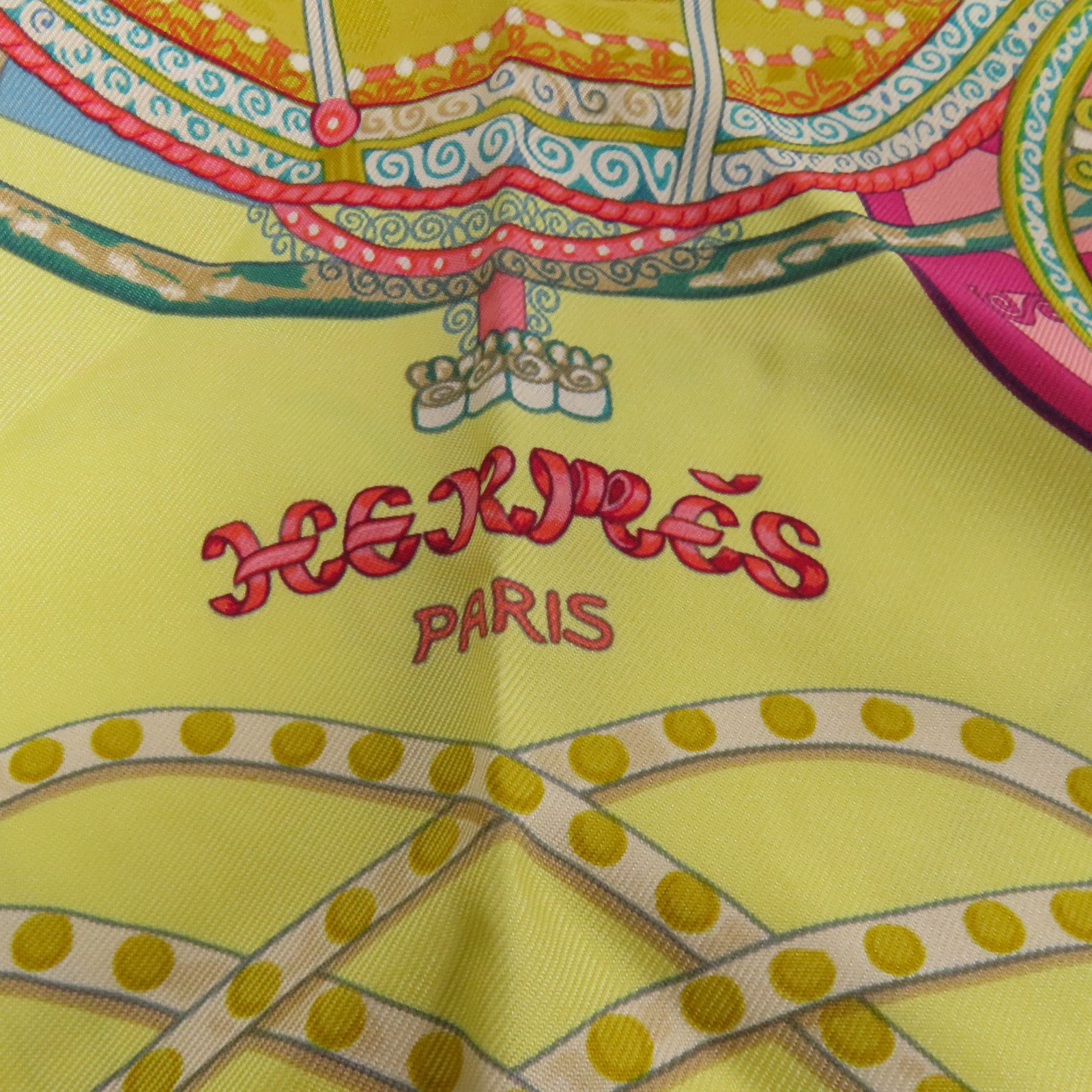 HERMES 絲質Scarf 120X120絲巾