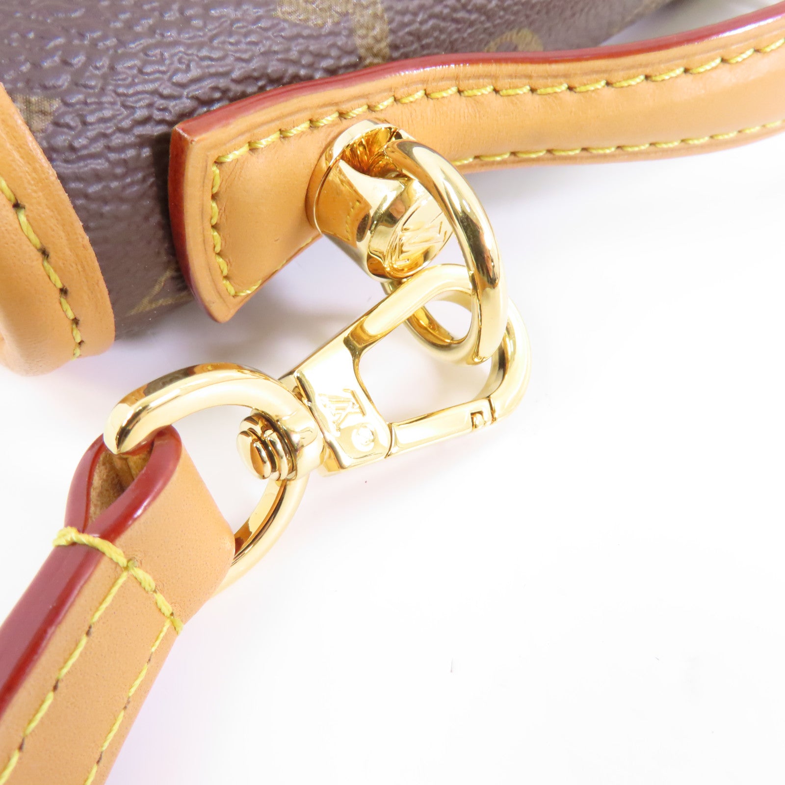 LOUIS VUITTON Monogram Ivy金扣手挽肩背兩用袋啡色