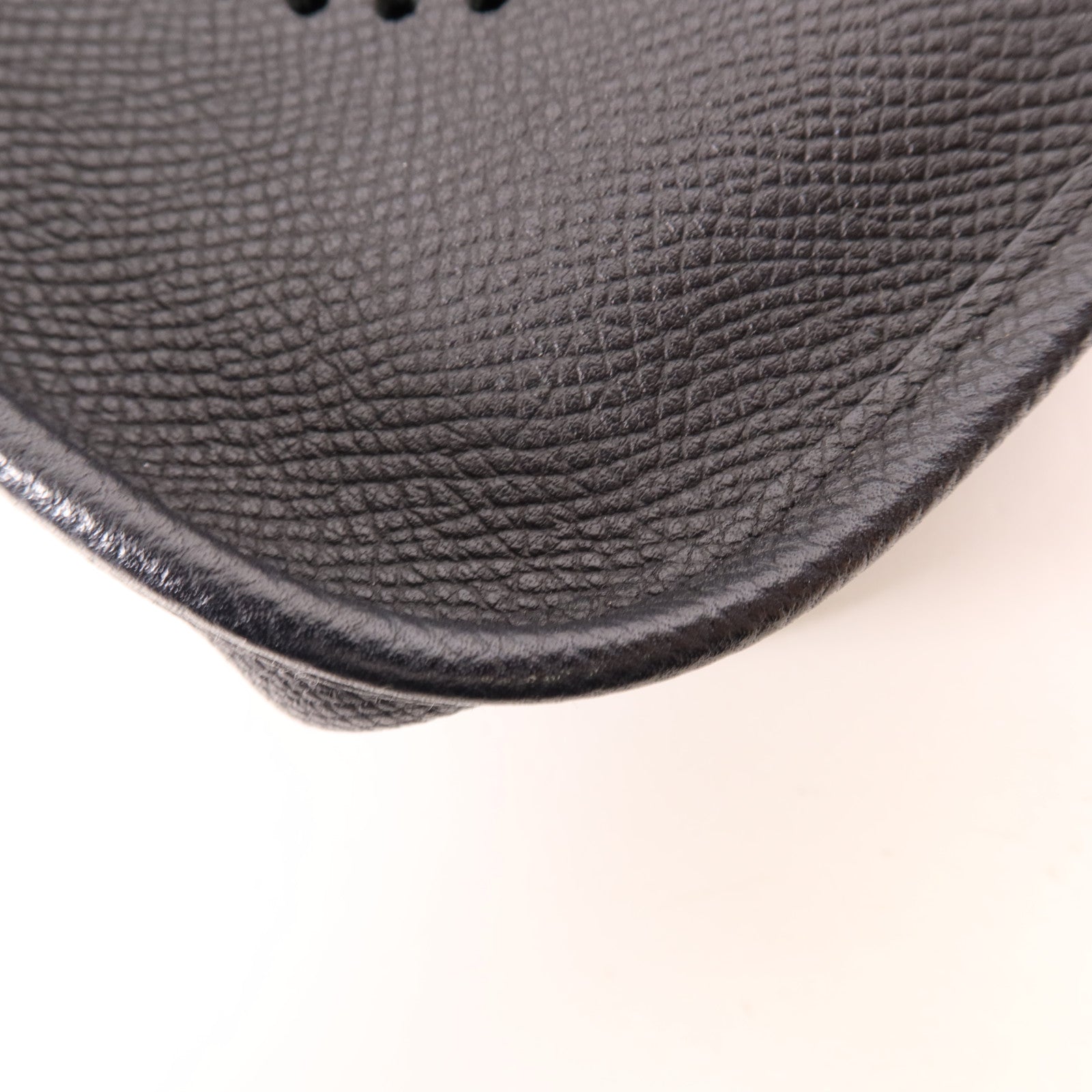 HERMES Epsom皮革Evelyne TPM銀扣肩背袋Noir