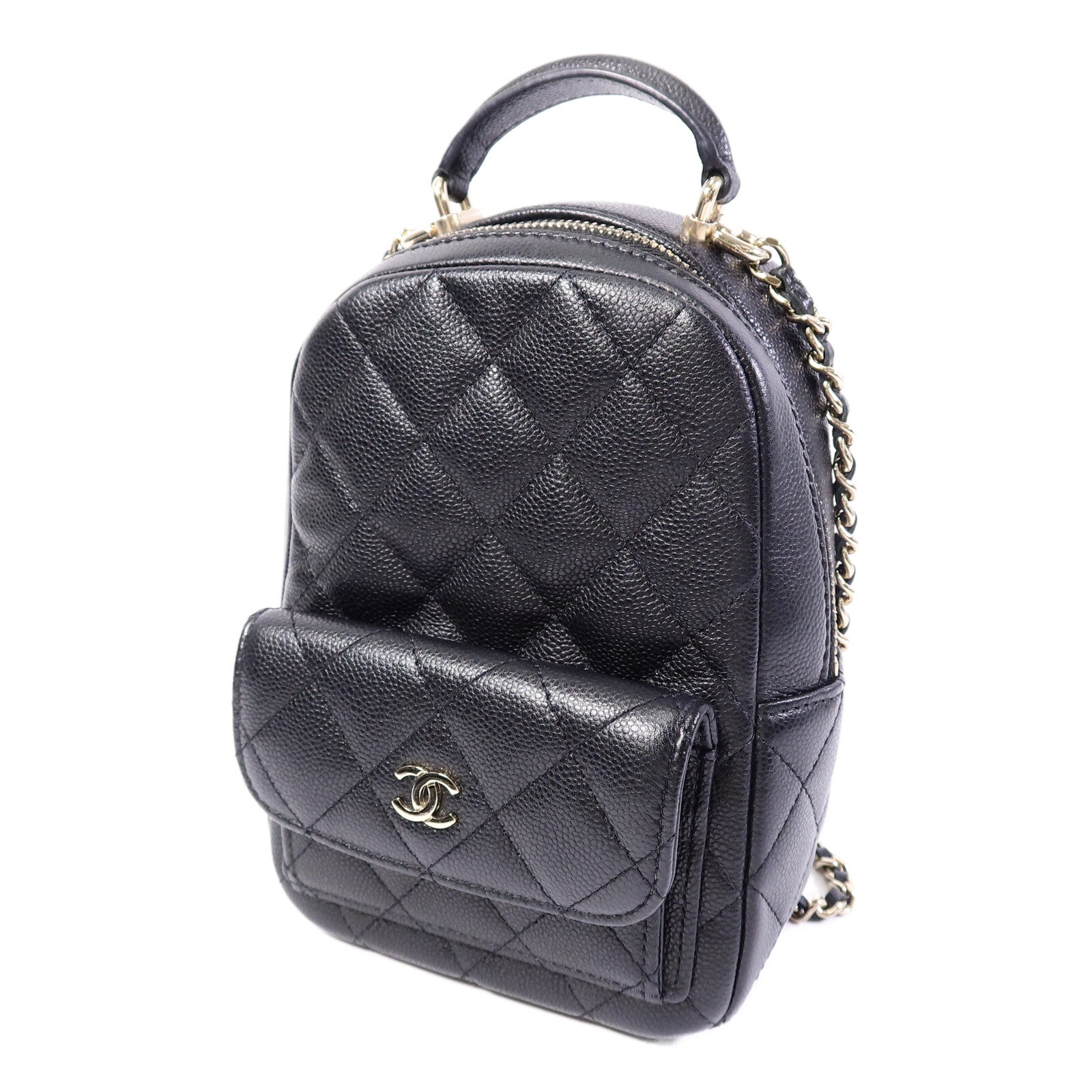 CHANEL 牛皮皮革Mini Backpack背包