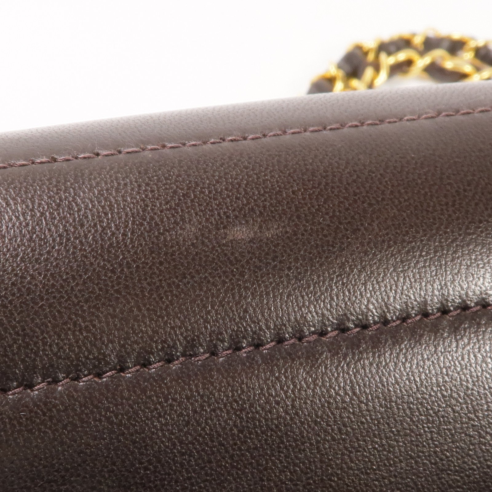 CHANEL 羊皮皮革Vintage Mini Flap Bag金扣鏈帶肩背袋