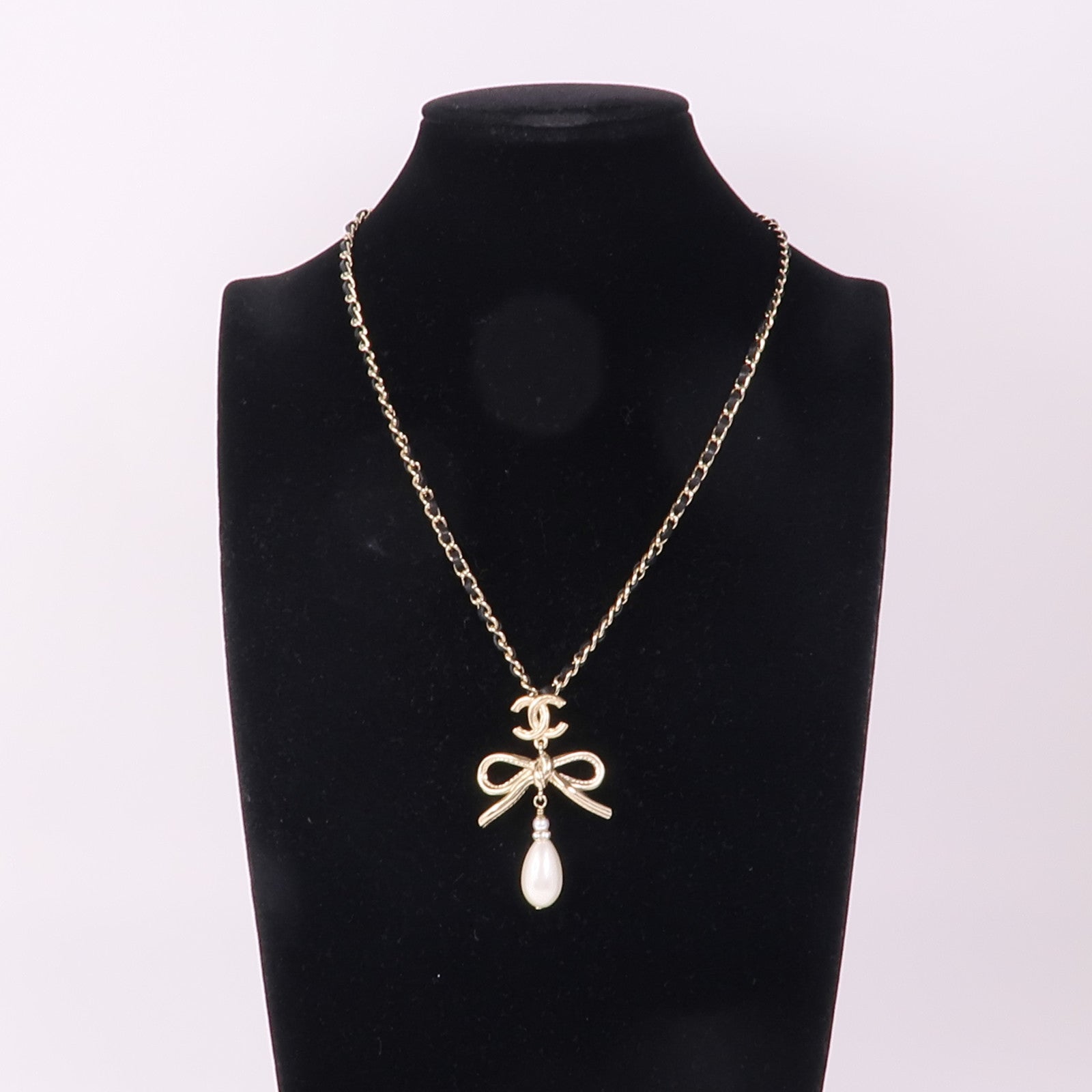 CHANEL PVC/金屬/皮革Necklace項鍊