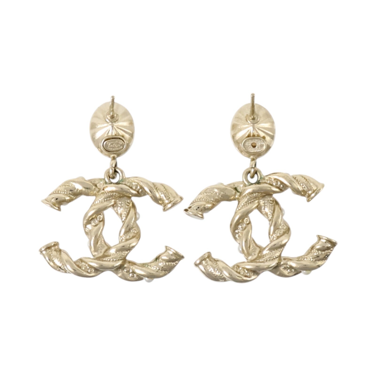 CHANEL 金屬/PVC Earrings耳環