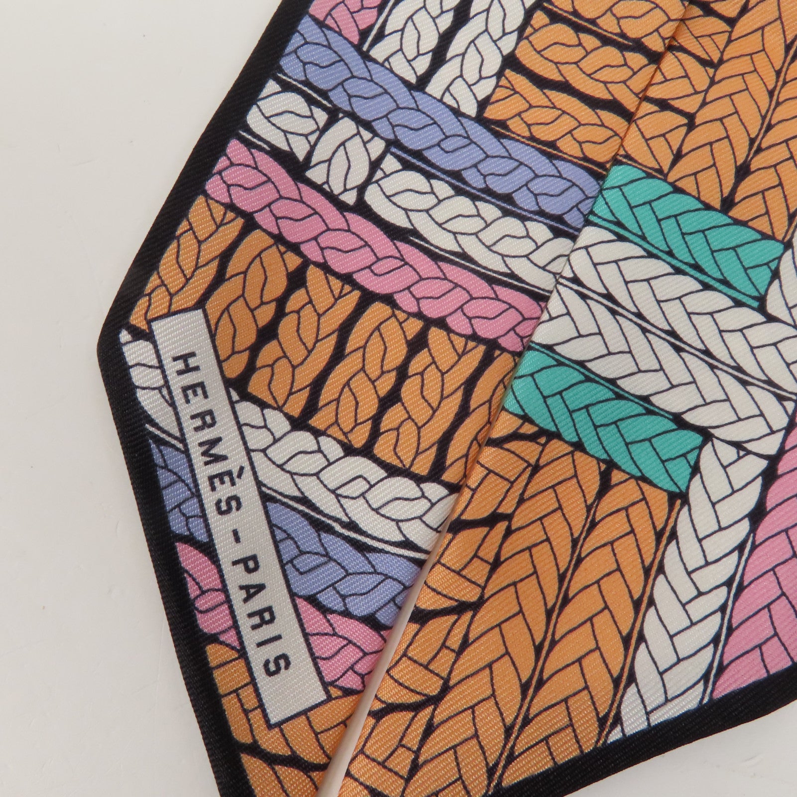 HERMES 絲質Twilly絲巾