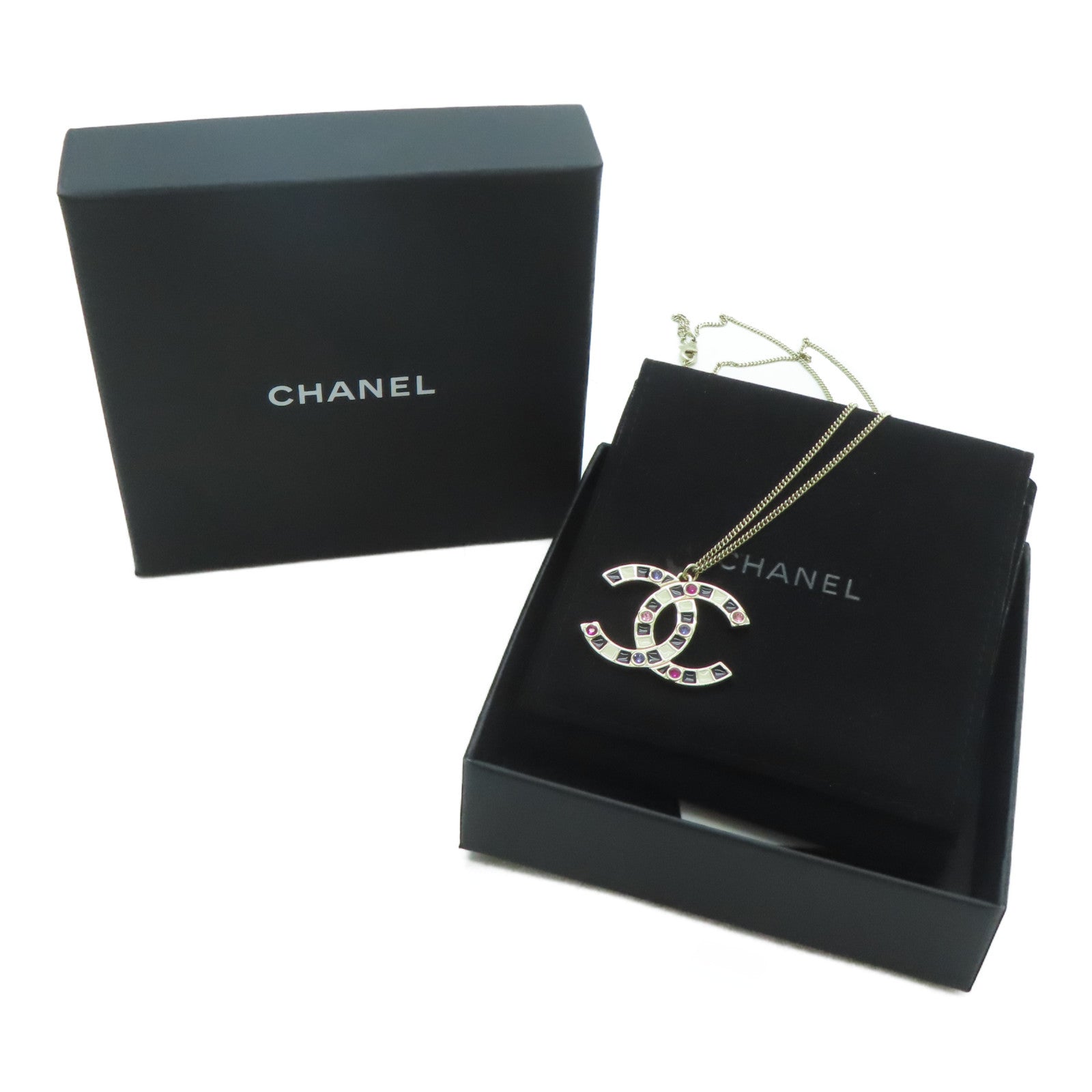 CHANEL 【激減優惠】金屬Necklace項鍊彩色/金色