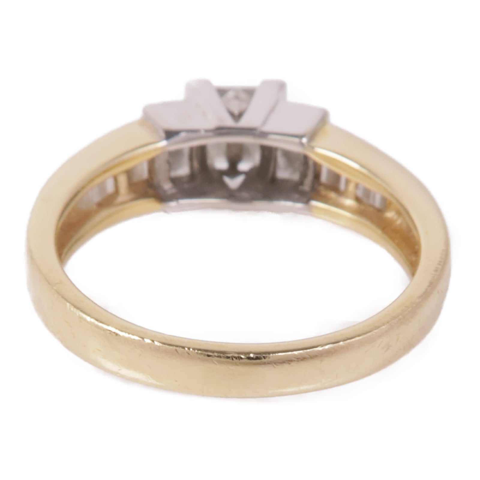JEWELRY 【激減優惠】14K黃金Diamond Ring鑽石戒指US#7