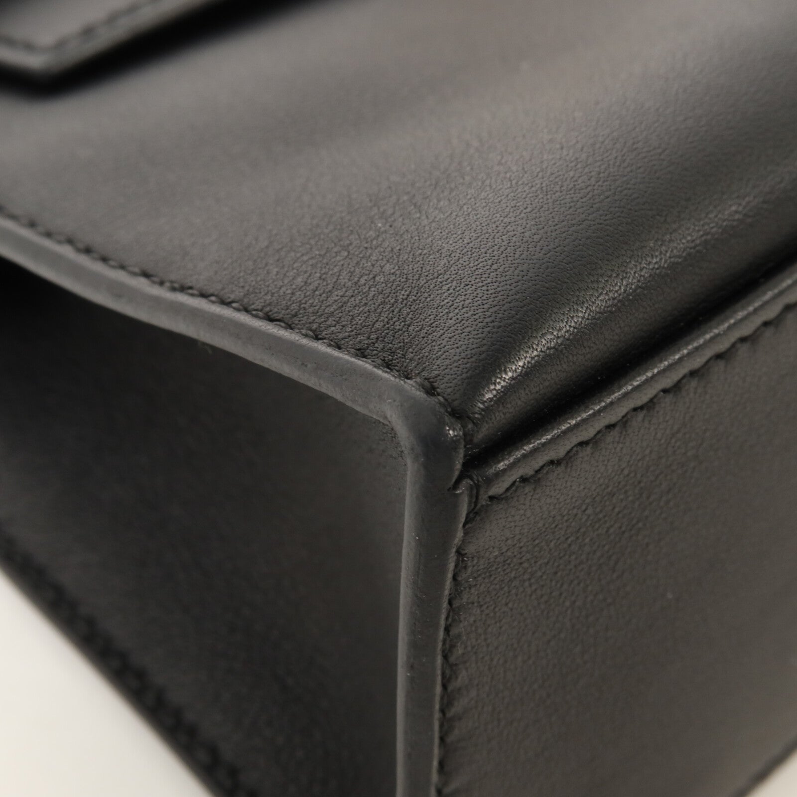 HERMES Swift皮革Kelly Pochette手挽袋Noir