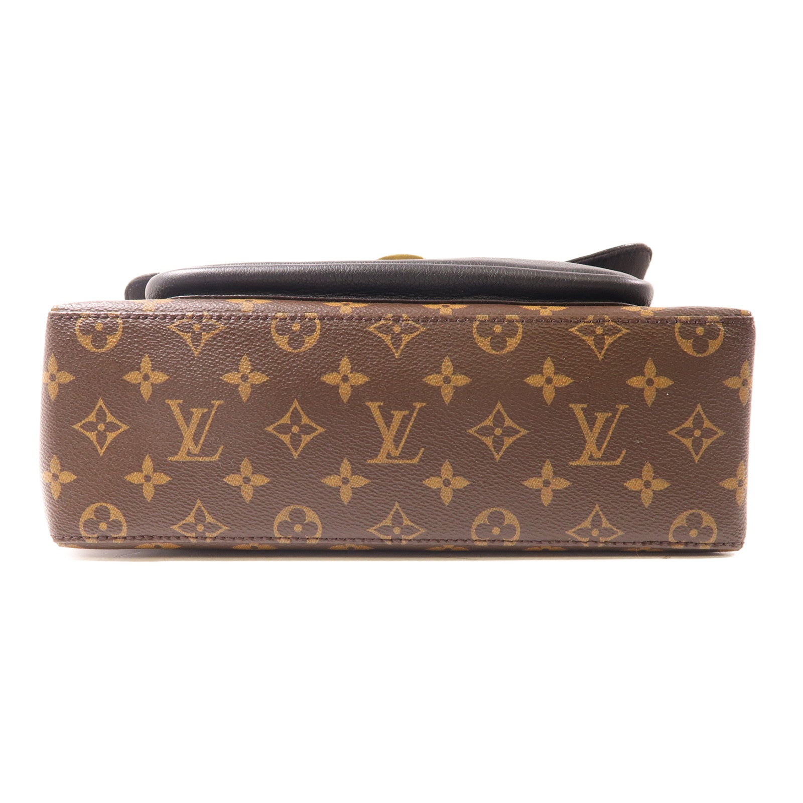 LOUIS VUITTON 【激減優惠】Monogram Marignan金扣手挽肩背兩用袋啡色/黑色