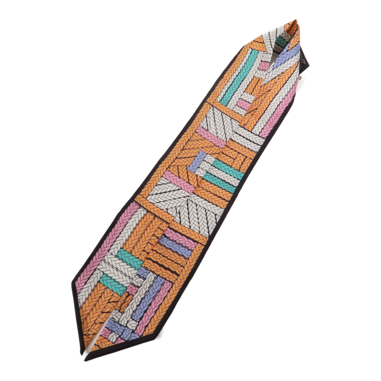 HERMES 絲質Twilly絲巾