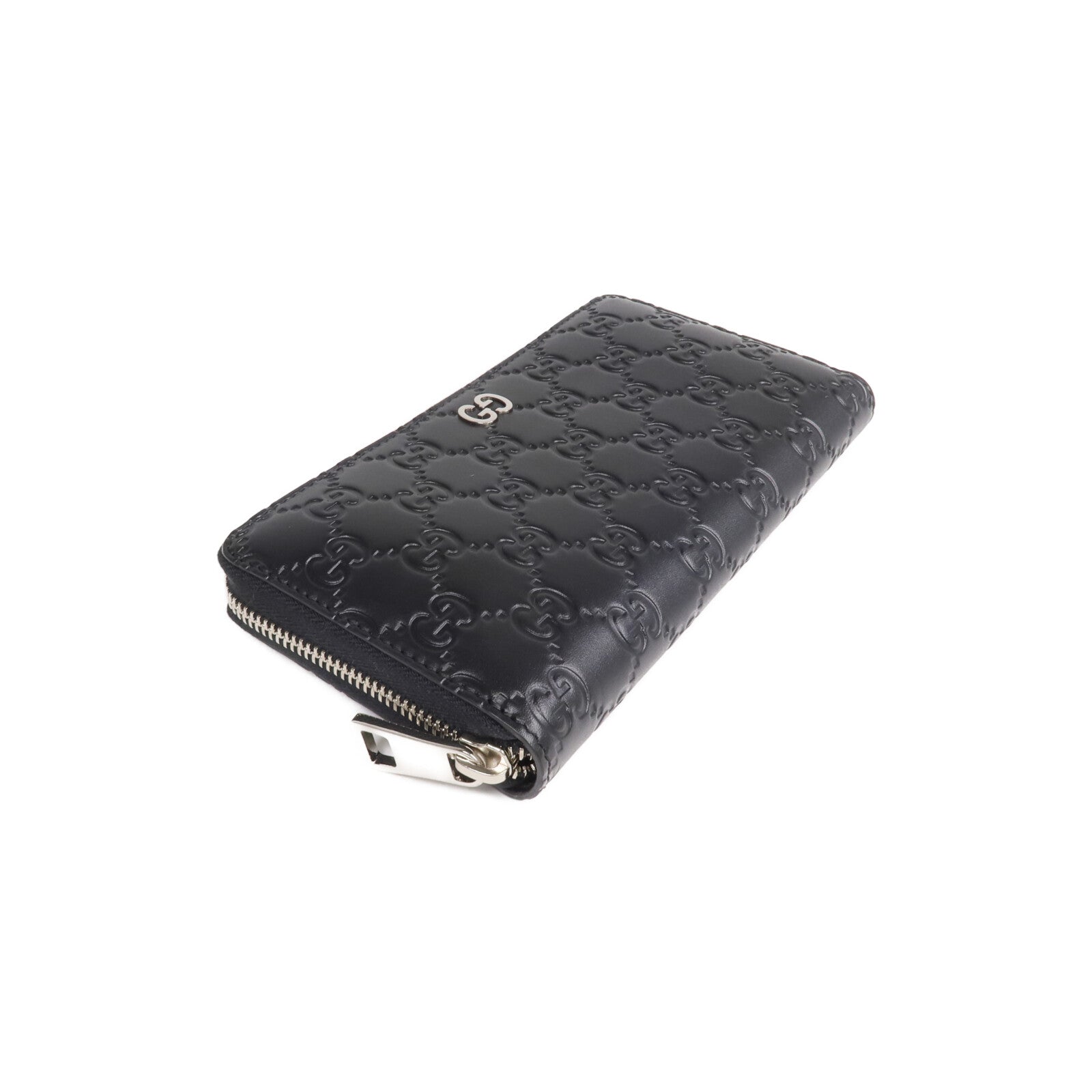 GUCCI 牛皮皮革Long wallet銀扣長錢包