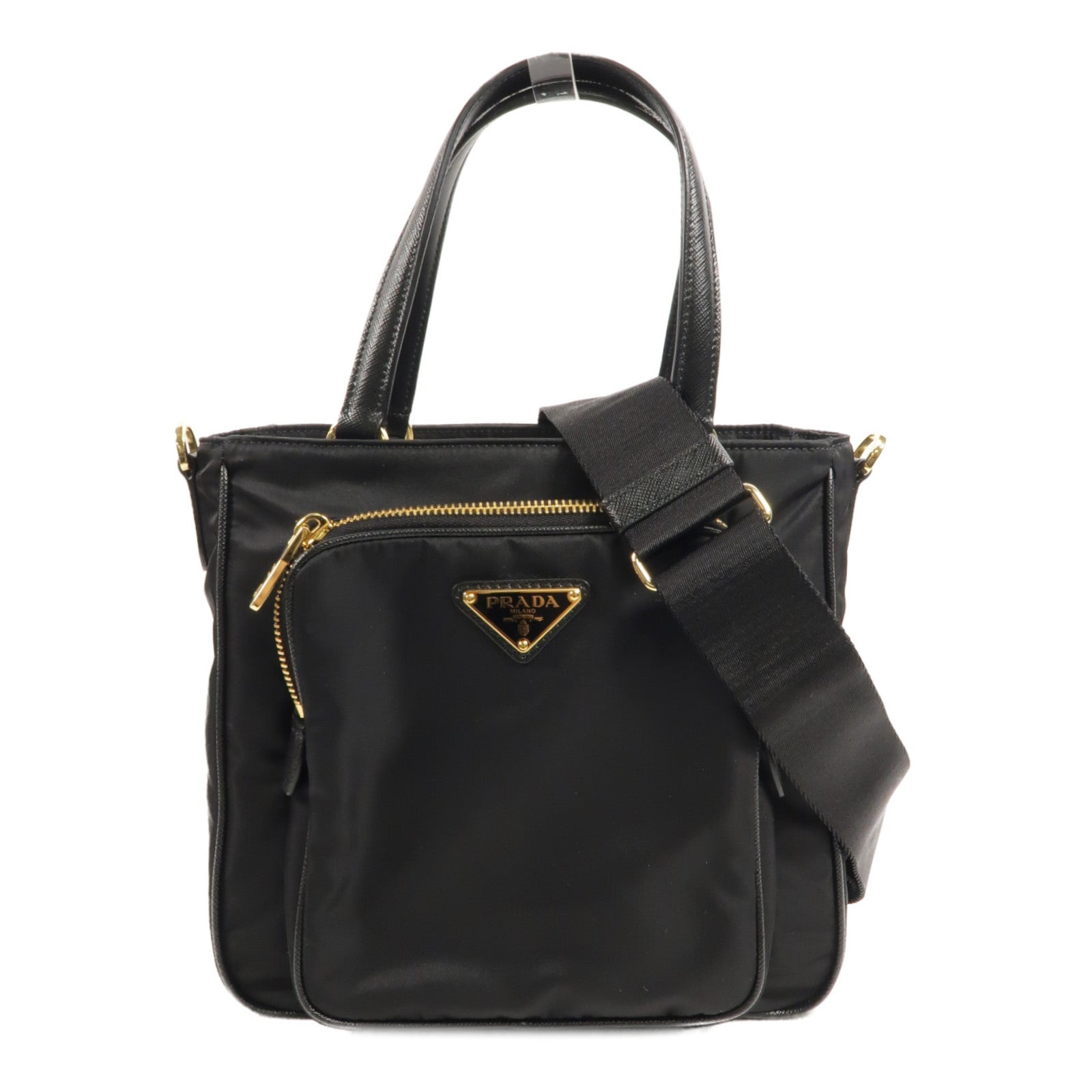 PRADA 尼龍Tessuto Saffian手挽肩背兩用袋