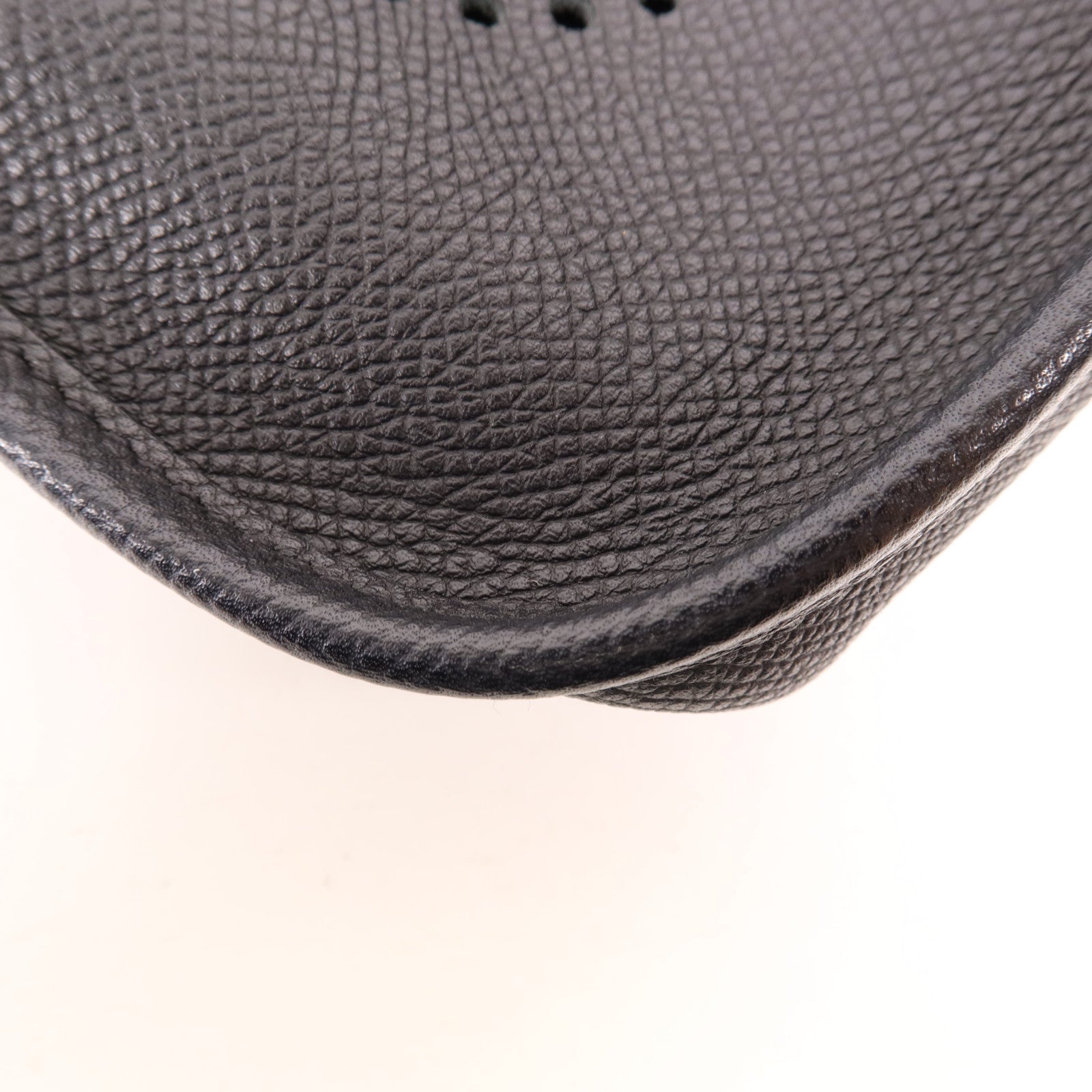 HERMES Epsom皮革Evelyne TPM銀扣肩背袋Noir