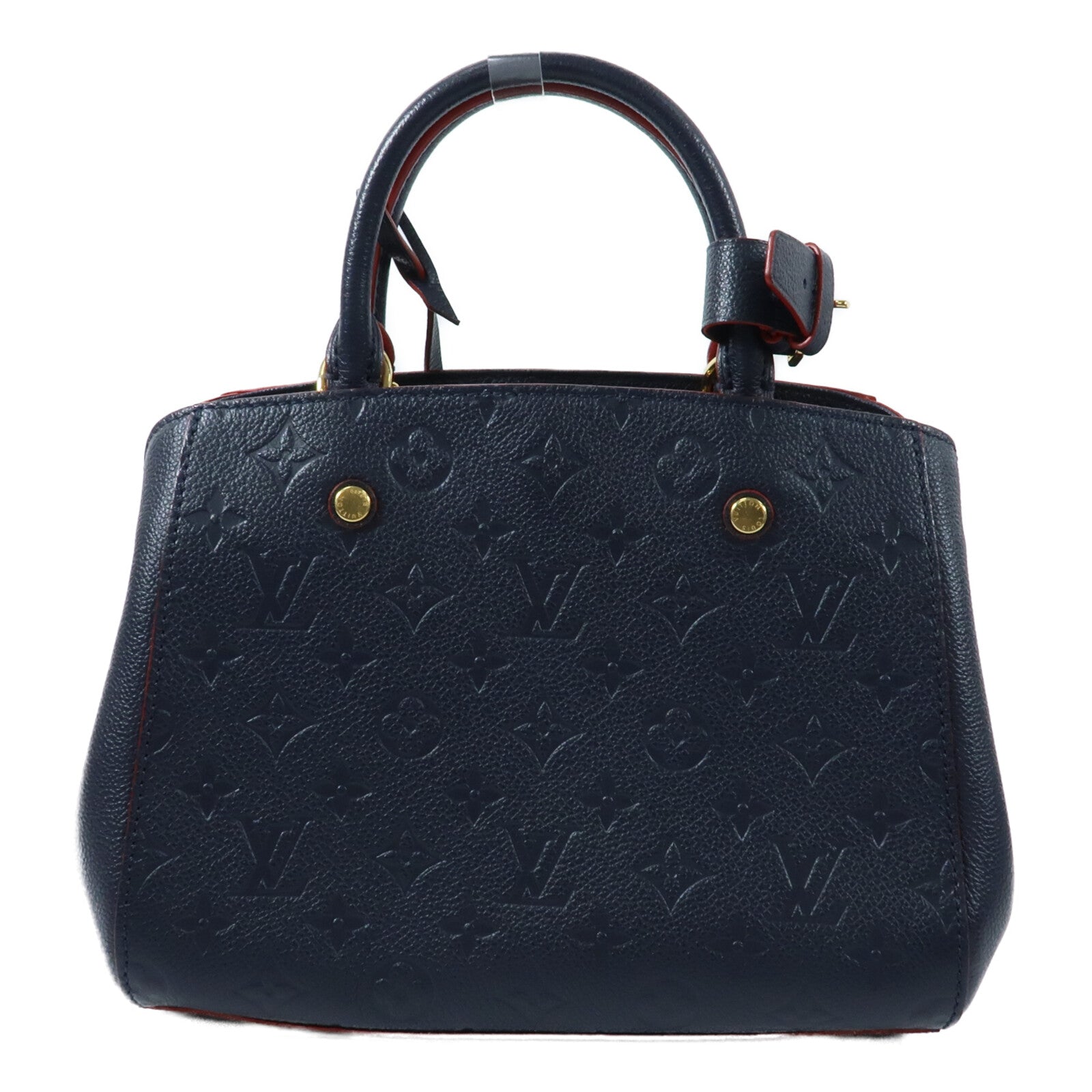 LOUIS VUITTON Monogram Empreinte Montaigne BB手挽肩背兩用袋