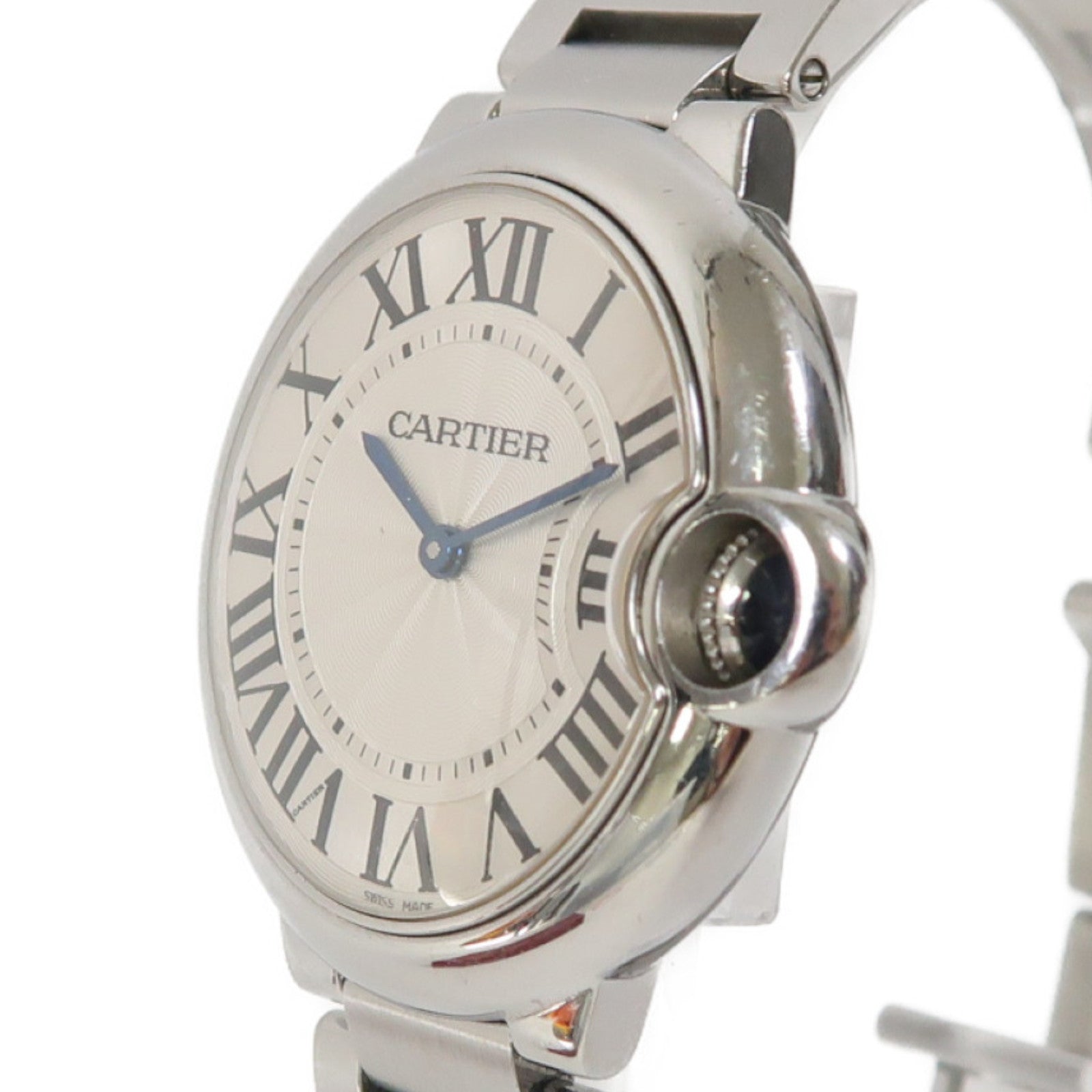 CARTIER Ballon Bleu 36mm不鏽鋼石英機芯白色
