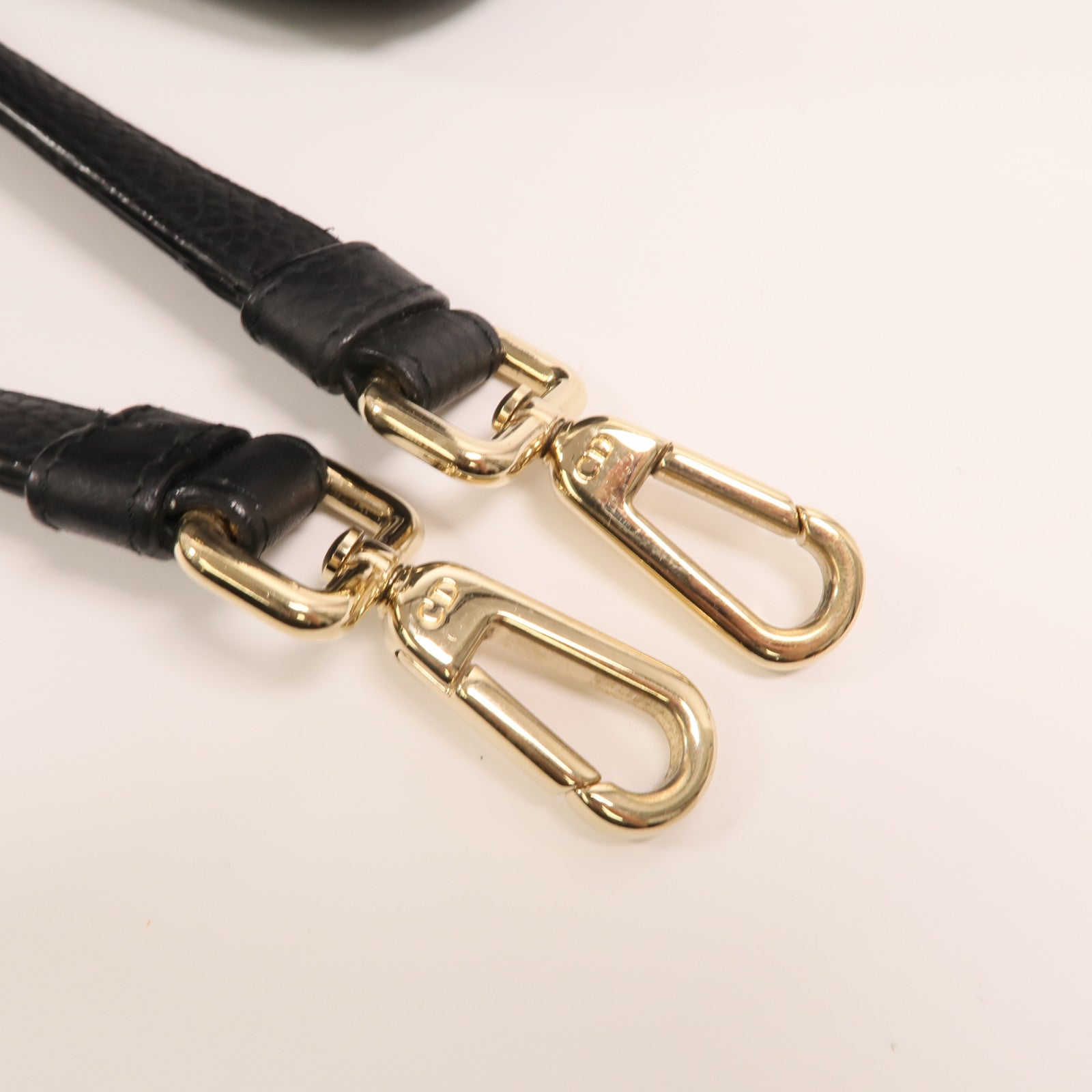 Dior 牛皮皮革Diorssimo金扣手挽肩背兩用袋