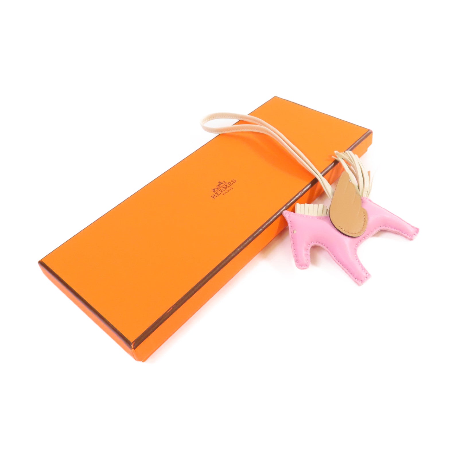 HERMES Swift皮革Rodeo Pegase Charm掛飾X9 Mauve Sylvestre/錦葵紫色