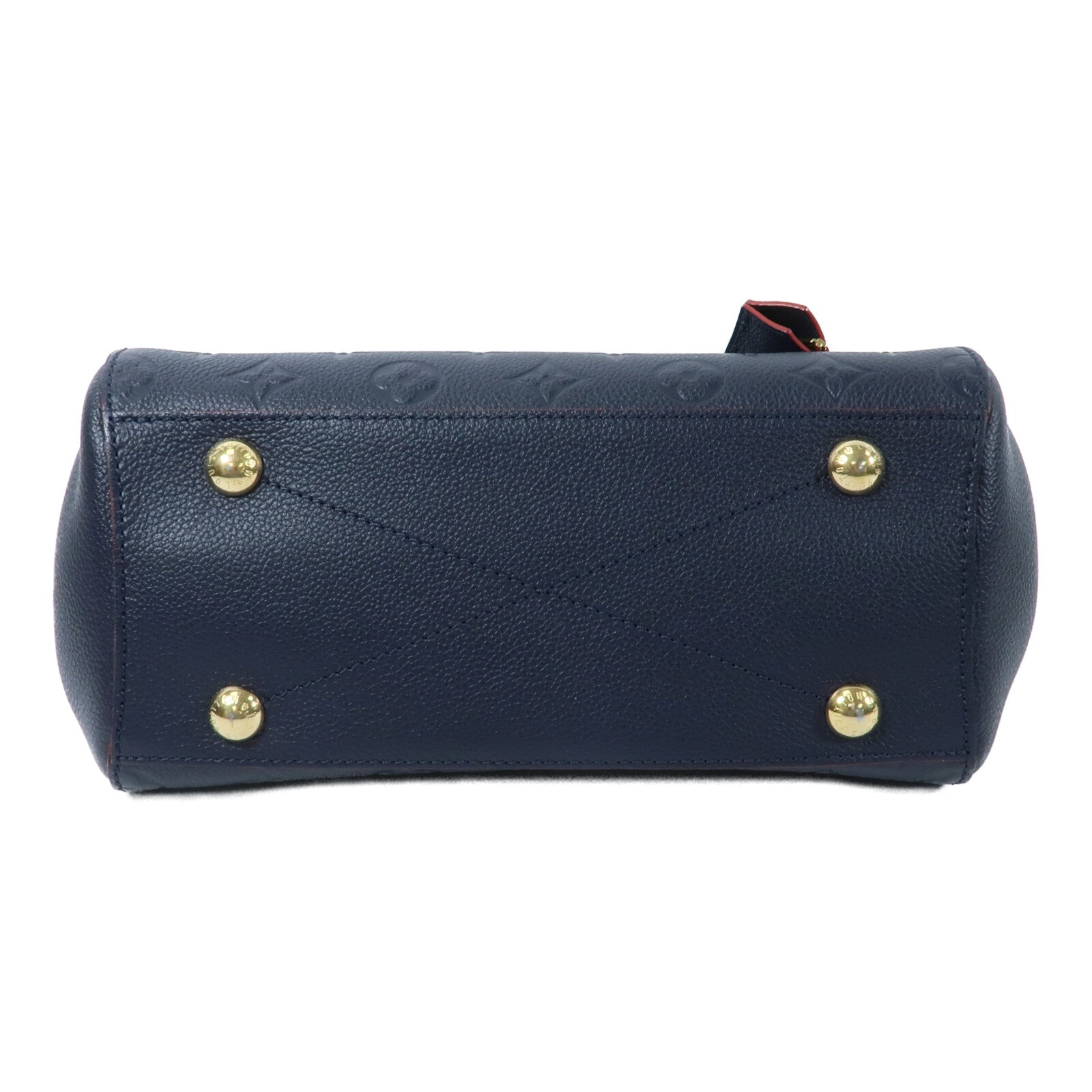 LOUIS VUITTON Monogram Empreinte Montaigne BB手挽肩背兩用袋