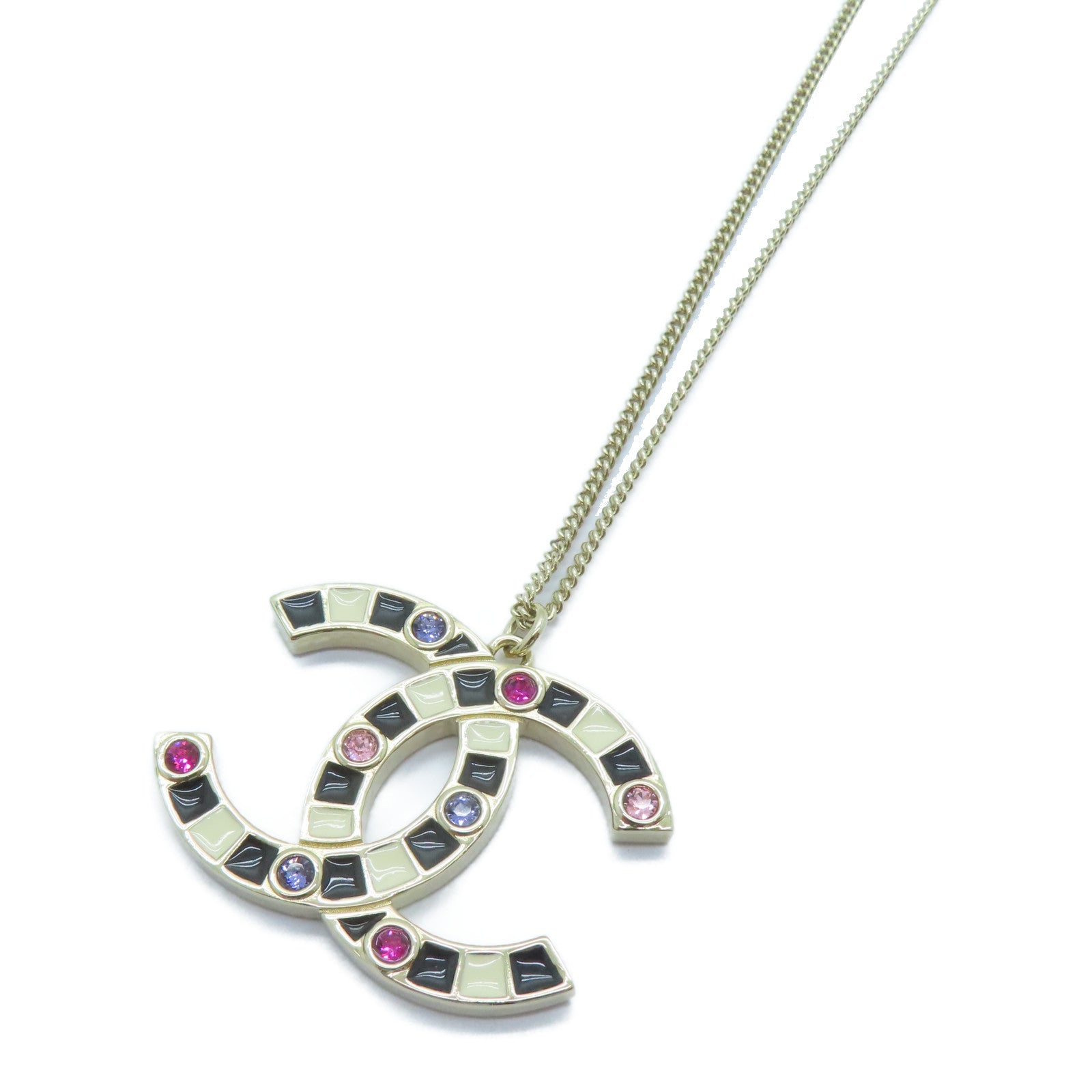 CHANEL 【激減優惠】金屬Necklace項鍊彩色/金色