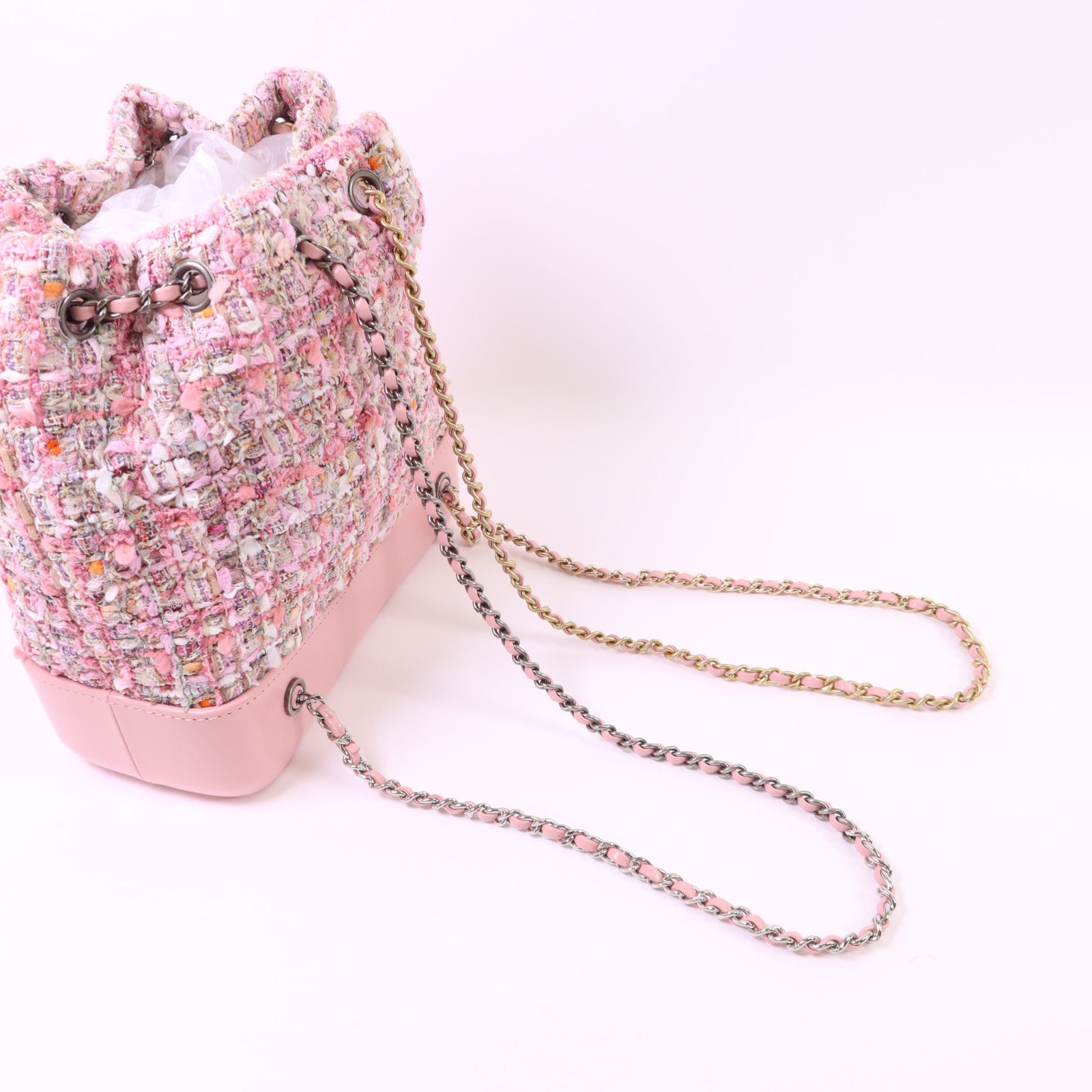 CHANEL 斜紋軟呢Gabrielle Backpack背包