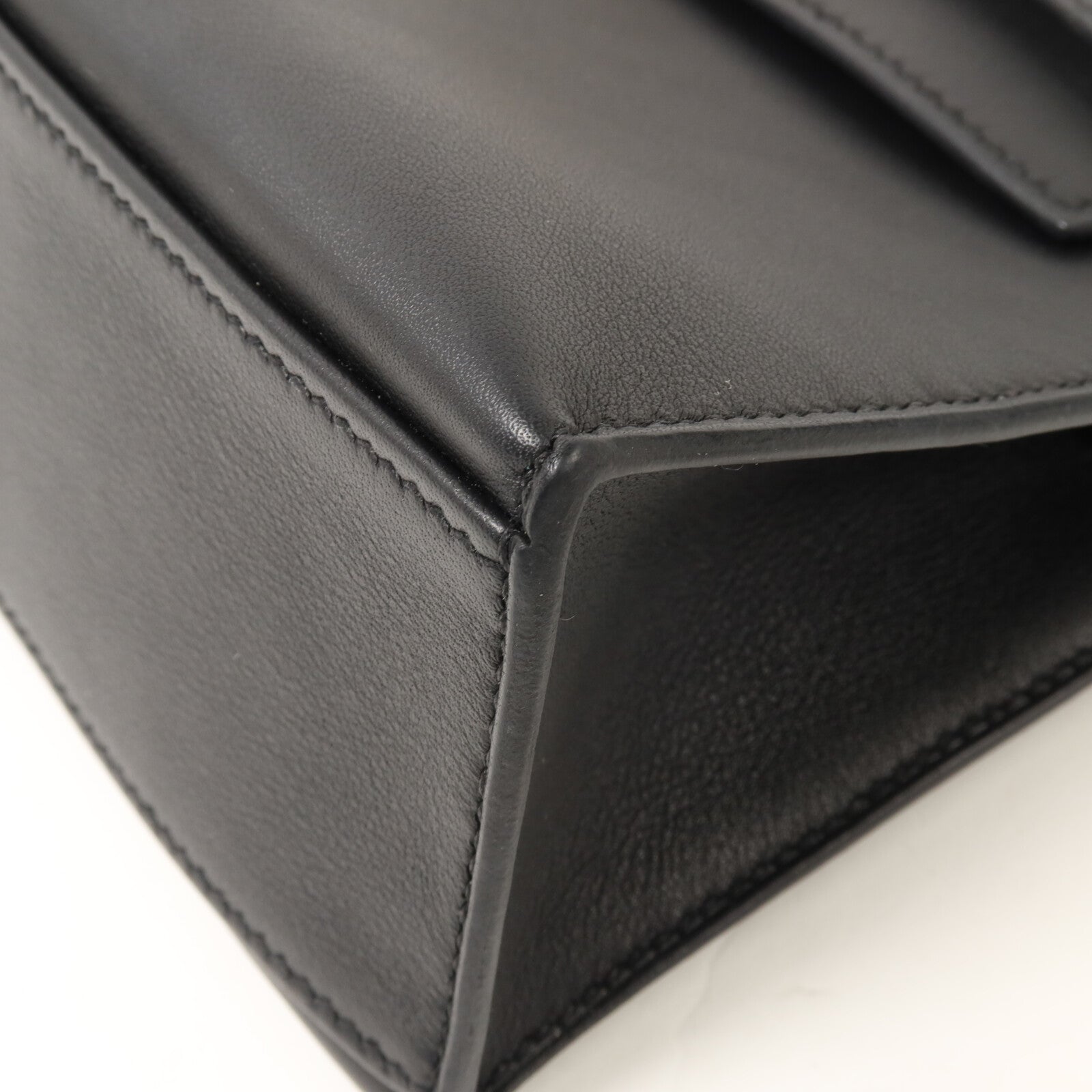 HERMES Swift皮革Kelly Pochette手挽袋Noir