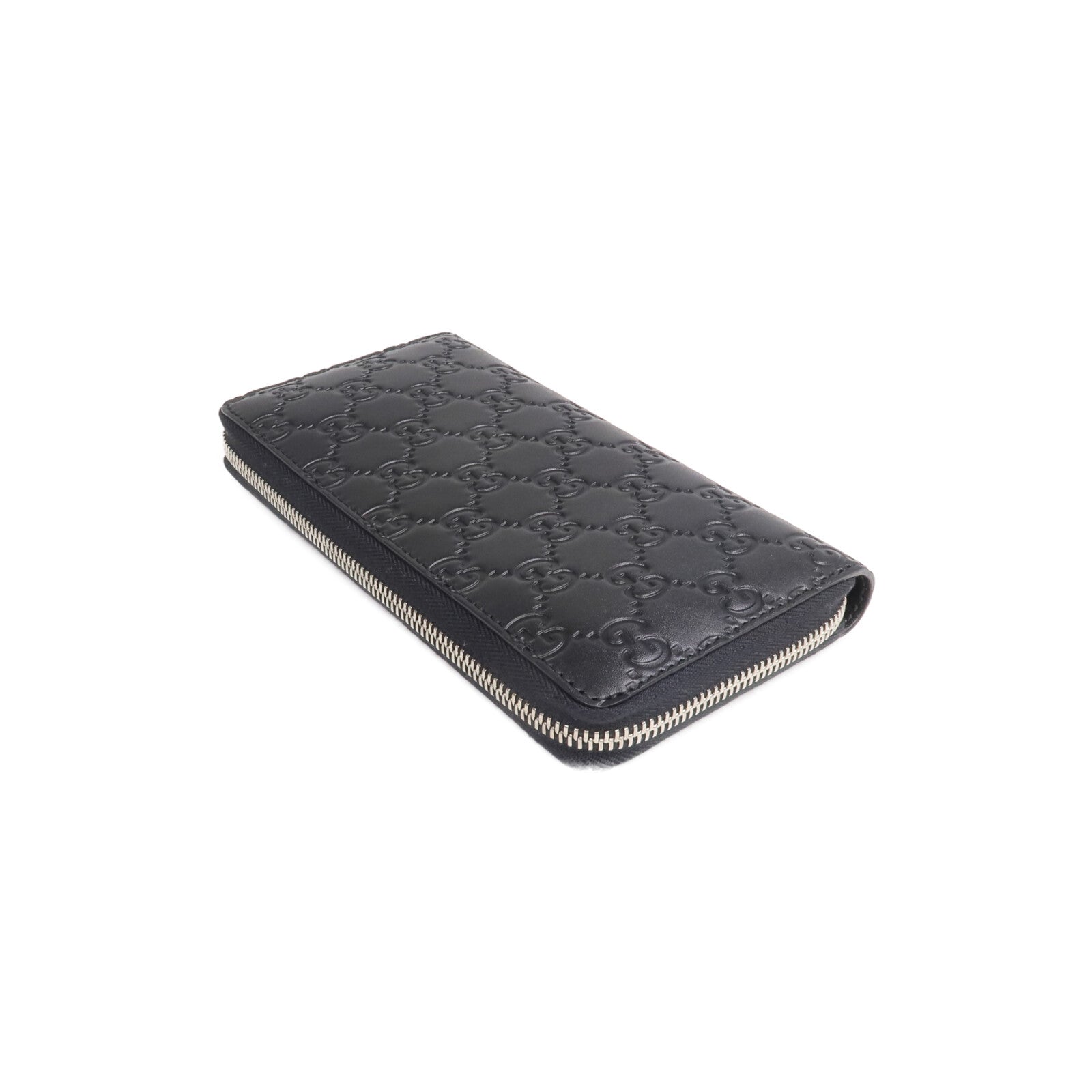 GUCCI 牛皮皮革Long wallet銀扣長錢包